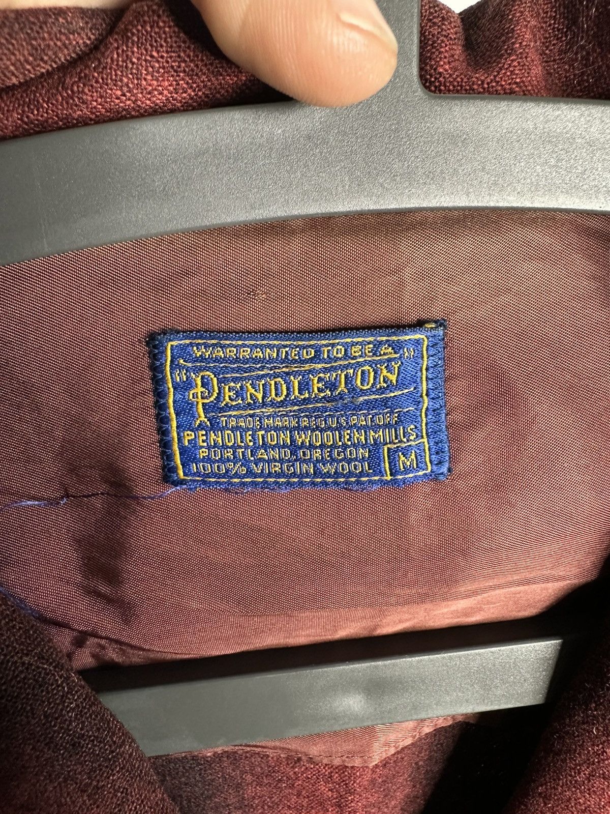 Pendleton Pendleton Country Red Blazer Shirt Size 38R - 2 Thumbnail