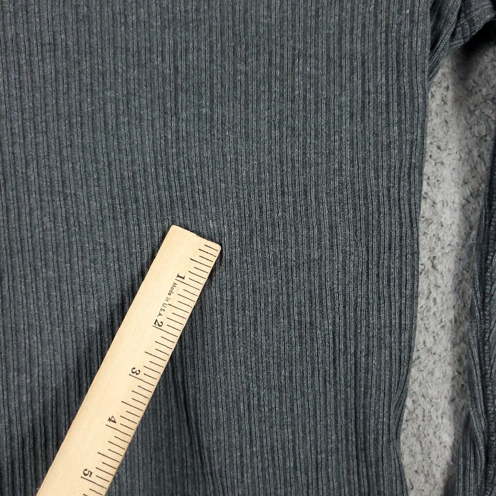 Tommy Hilfiger Tommy Hilfiger Long Sleeve T-Shirt Adult Large Gray Thermal Knit Casual Mens Size US L / EU 52-54 / 3 - 6 Thumbnail
