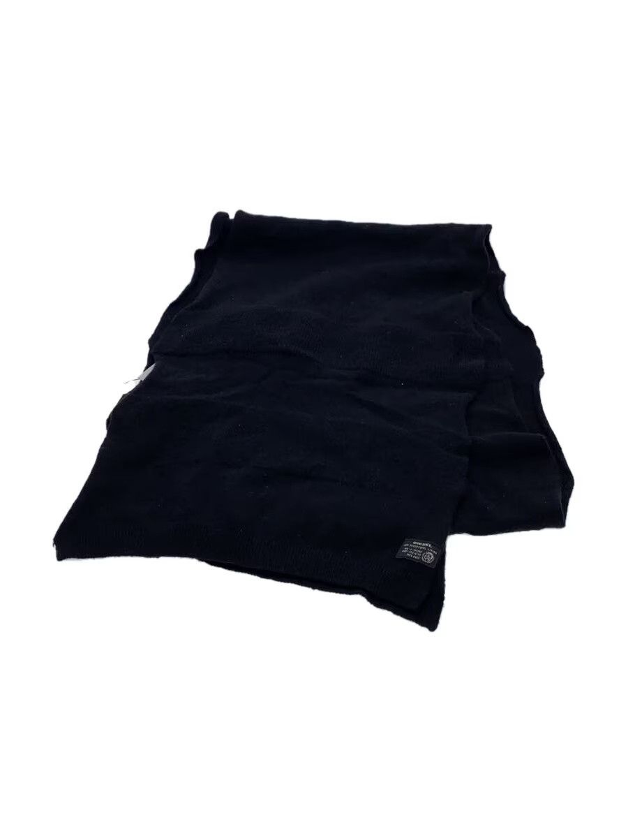 Diesel Diesel Wool Muffler Black Size ONE SIZE - 1 Thumbnail