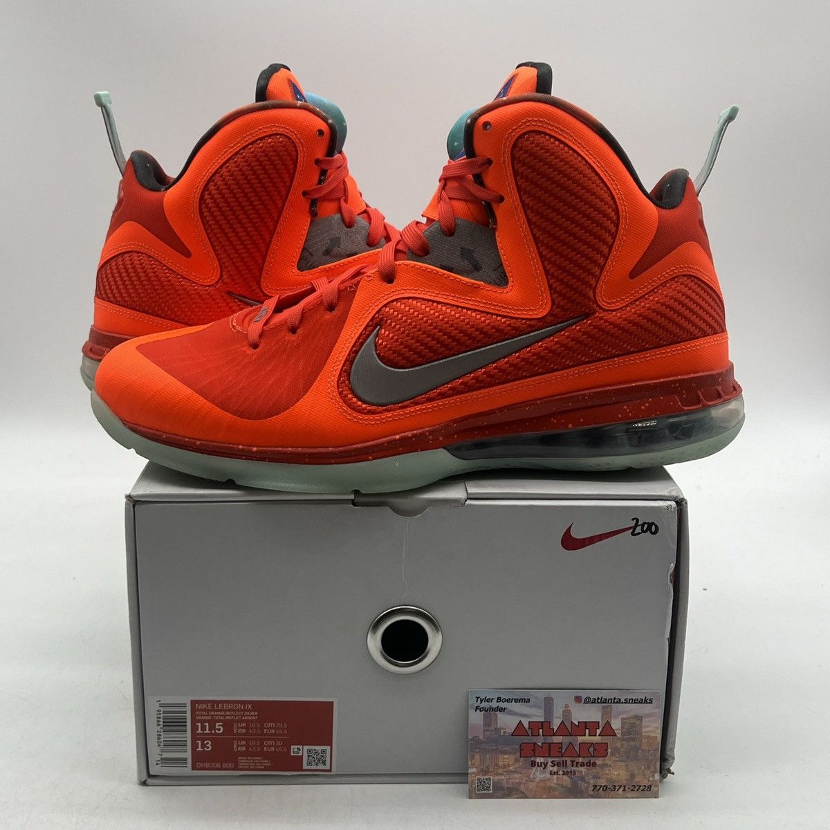 Nike Lebron 9 big bang Size US 11.5 / EU 44-45 - 1 Thumbnail