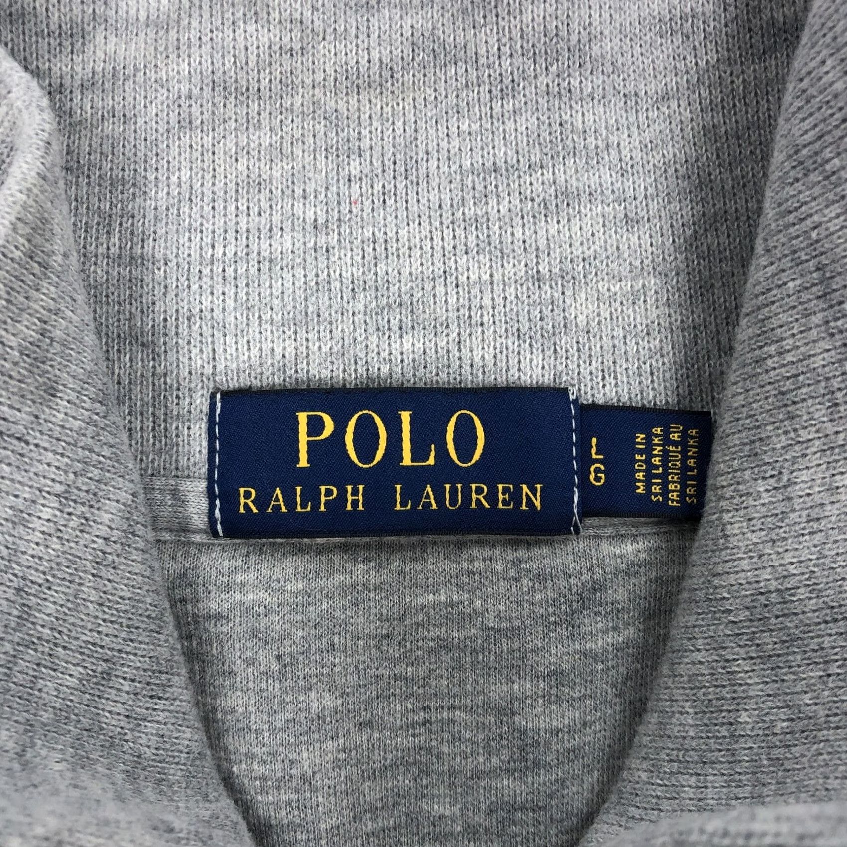 Polo Ralph Lauren Polo Ralph Lauren Men’s Grey 1/4 Zip Pullover Sweater Embroidered Pony Size L Size US L / EU 52-54 / 3 - 4 Thumbnail