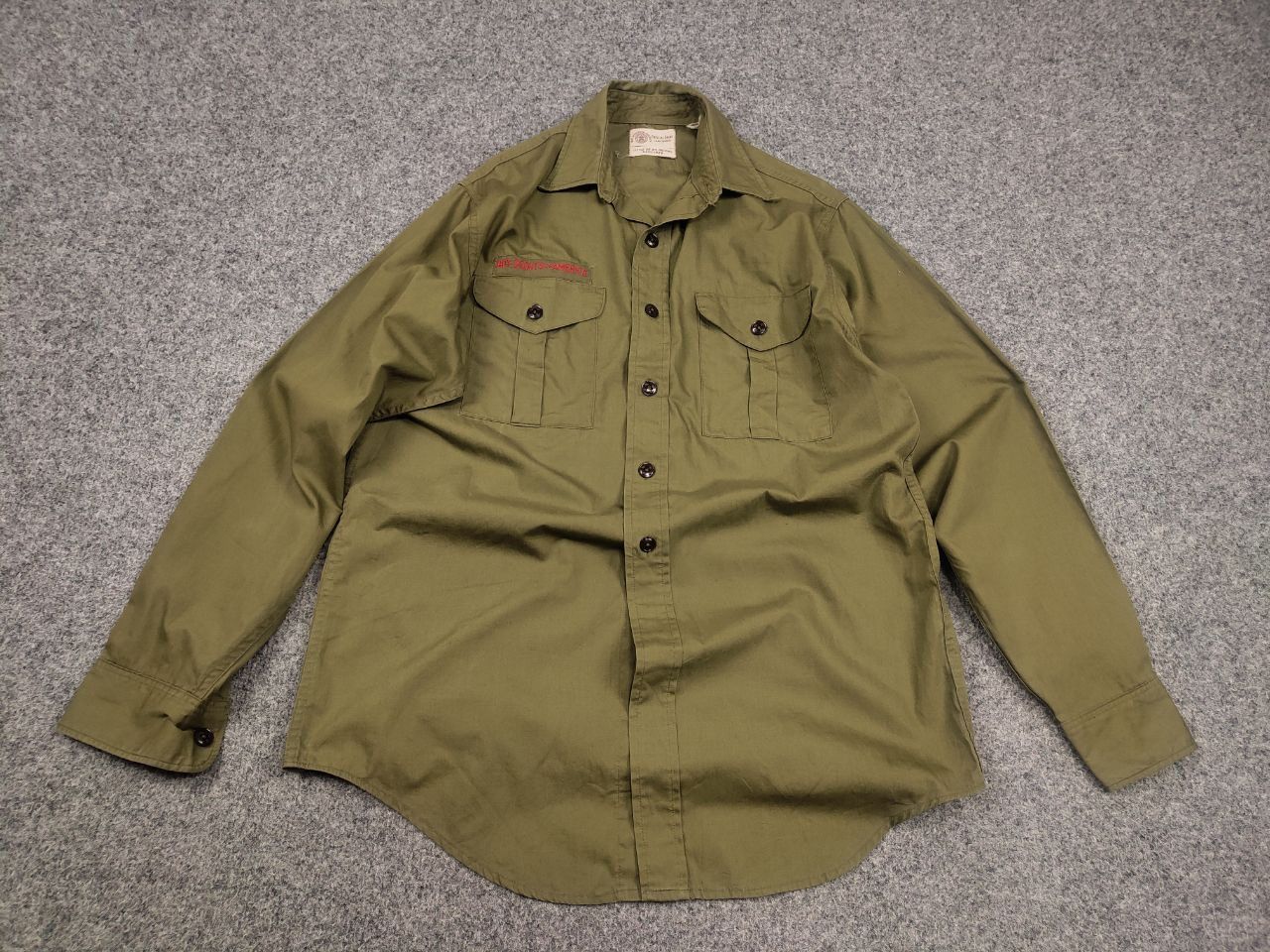 Vintage Vintage 60's Boy scouts of america Sanforized Military Shirt Size US M / EU 48-50 / 2 - 2 Thumbnail