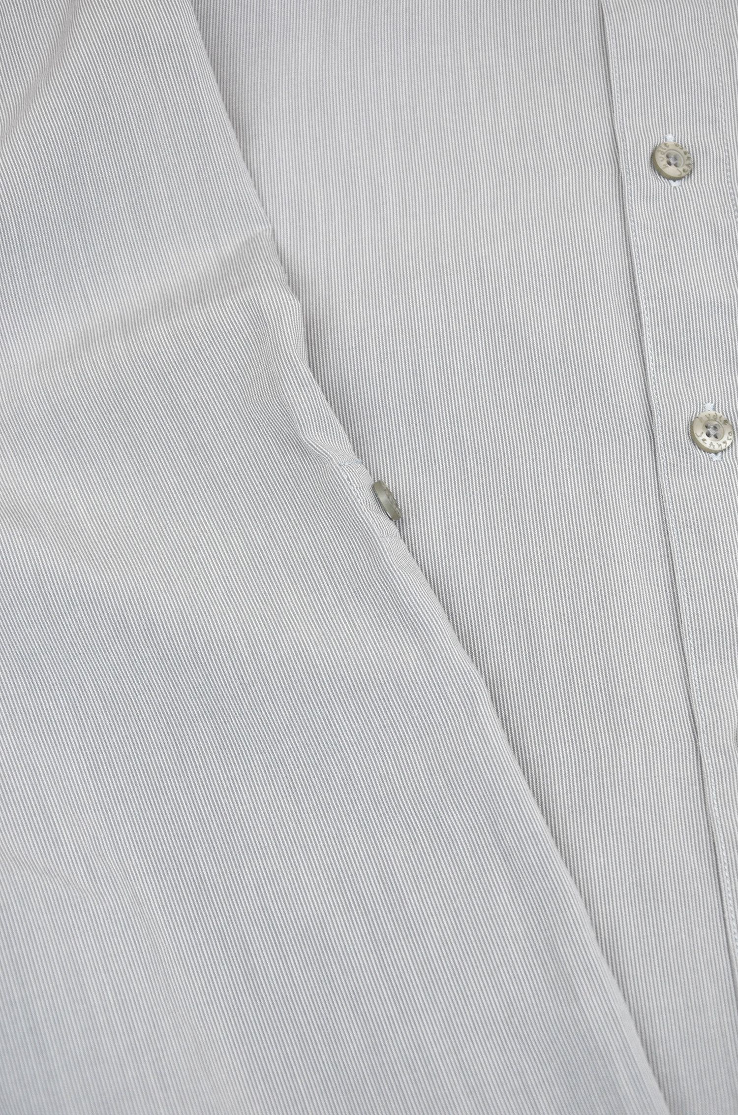 Nudie Jeans Nudie Jeans Grey Fine Stripe Cotton Shirt - Size L Size US L / EU 52-54 / 3 - 6 Thumbnail