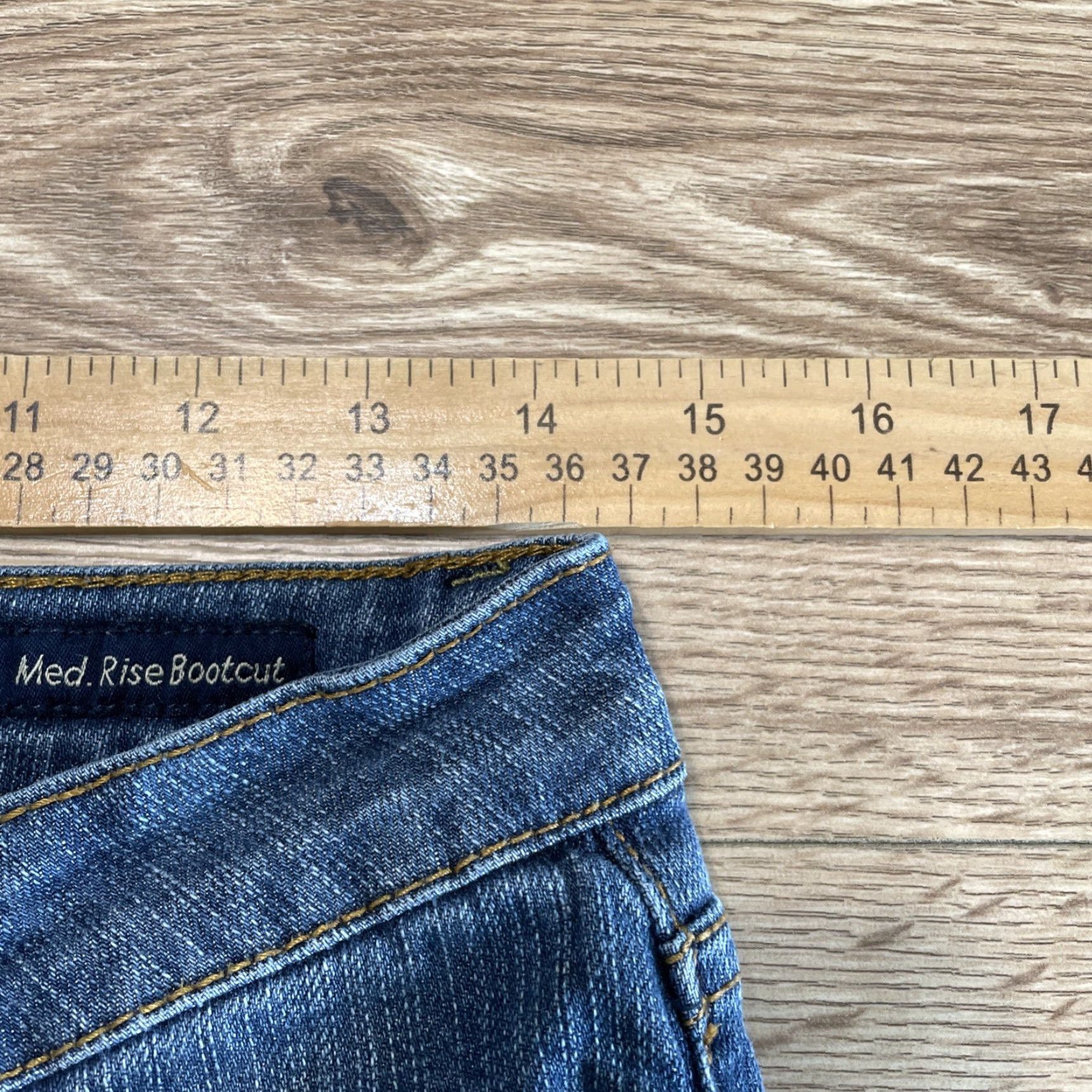 Vintage Salt Works Jeans Womens Size 8P Blue New York City Med Rise Bootcut Size 30" / US 8 / IT 44 - 4 Thumbnail