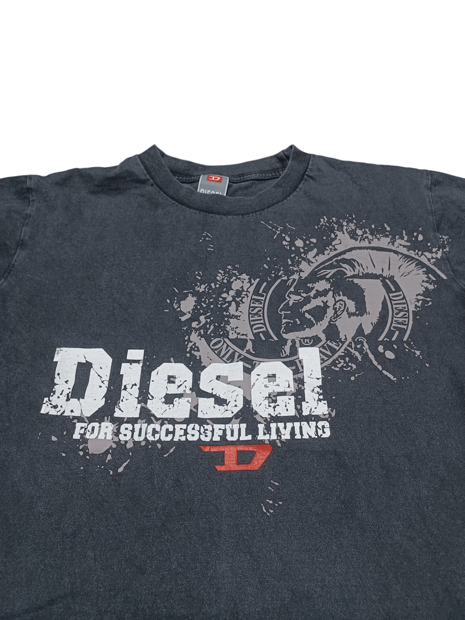 Diesel DIESEL VINTAGE FIRE AVANT GARDE BIGLOGO TEE Size US L / EU 52-54 / 3 - 2 Thumbnail