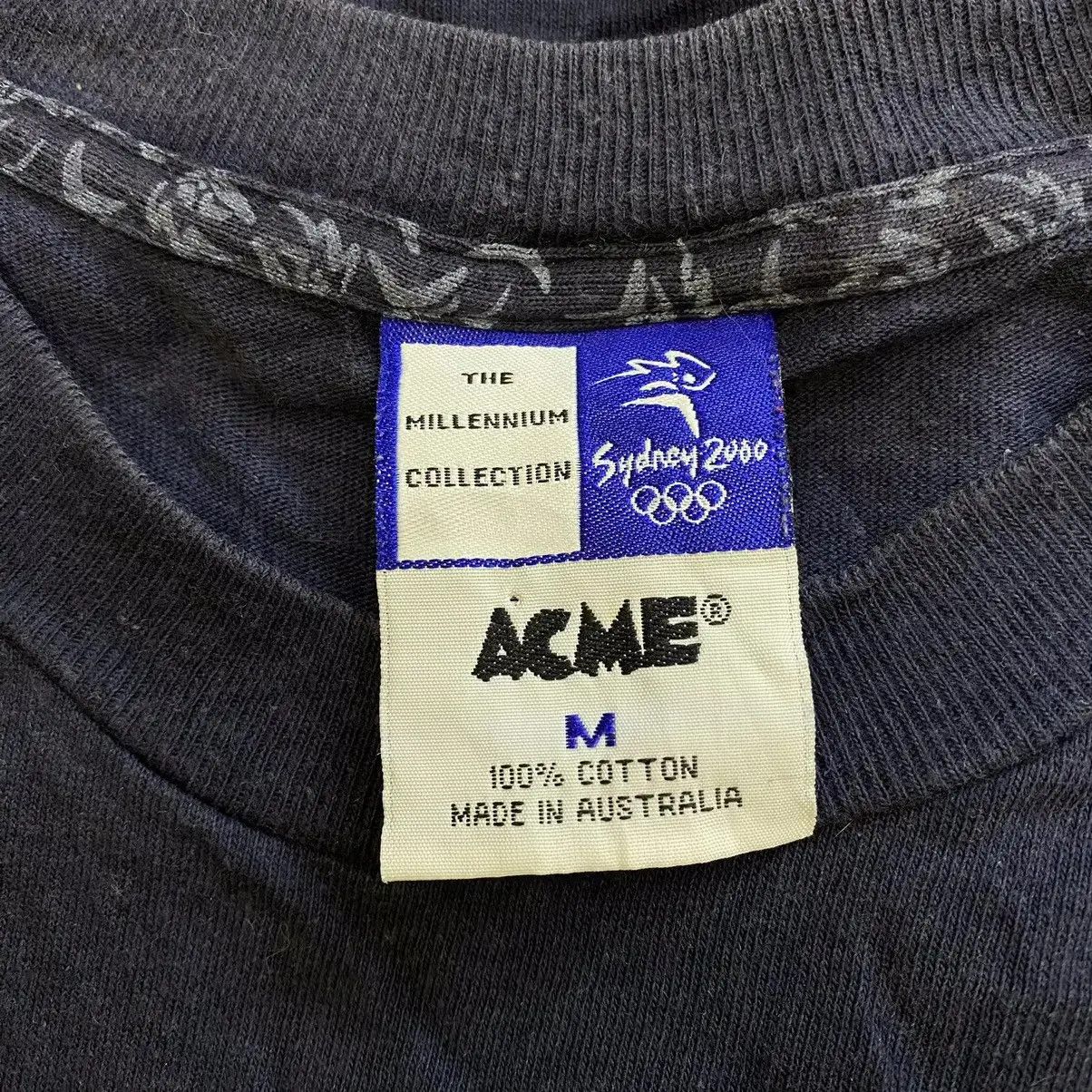 Acme Clothing Vintage ACME BONDS Sydney 2000 Olympic Millennium Tee Shirt Size M / US 6-8 / IT 42-44 - 5 Thumbnail