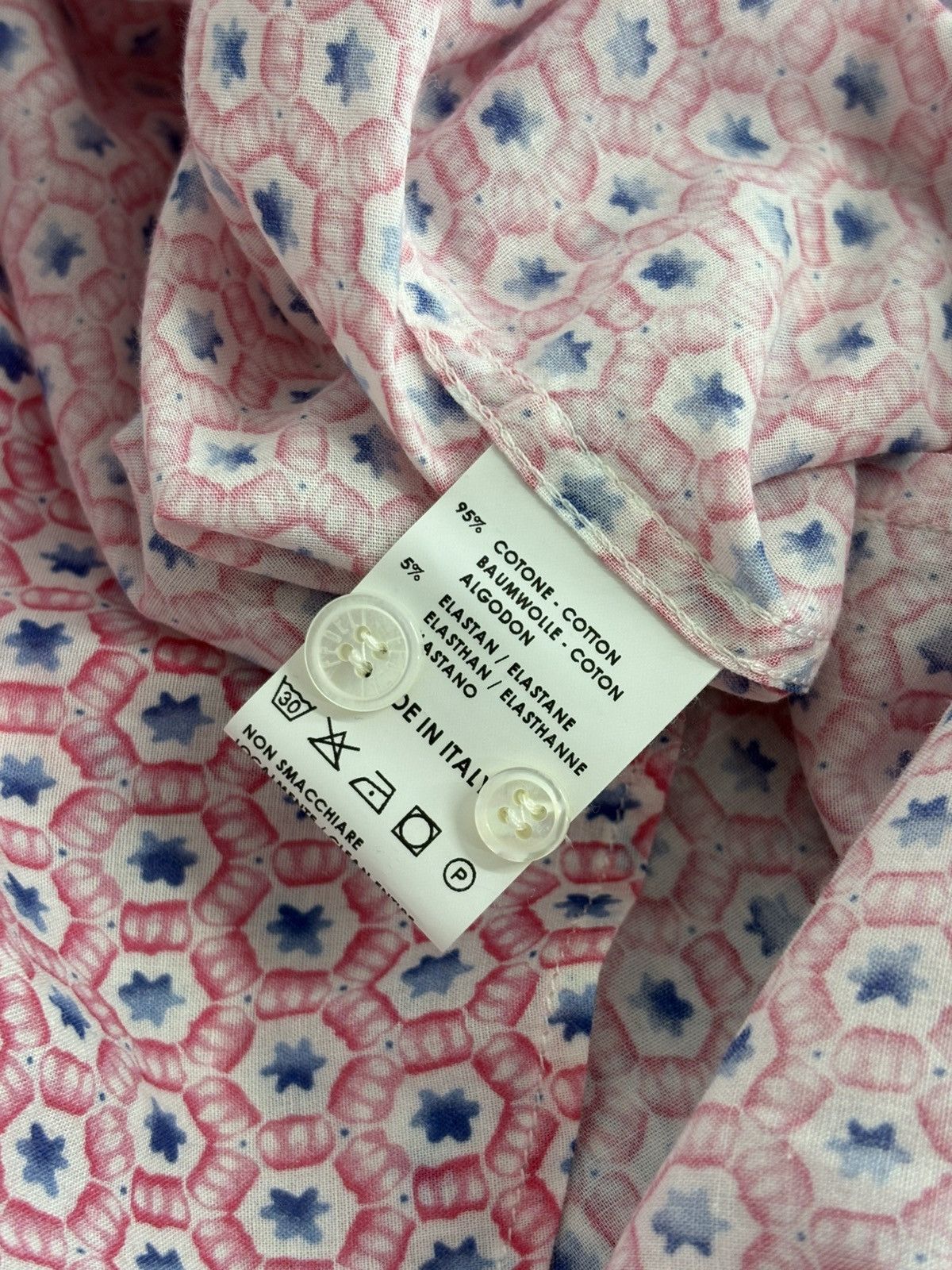 Fedeli Fedeli for Bongenie Grieder Luxury All Over Print Shirt Size US L / EU 52-54 / 3 - 7 Thumbnail