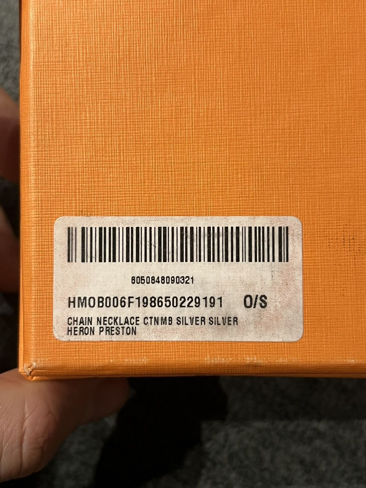 Heron Preston Heron Preston CTNMB Chain Necklace Silver O/S New With Box Size ONE SIZE - 6 Thumbnail