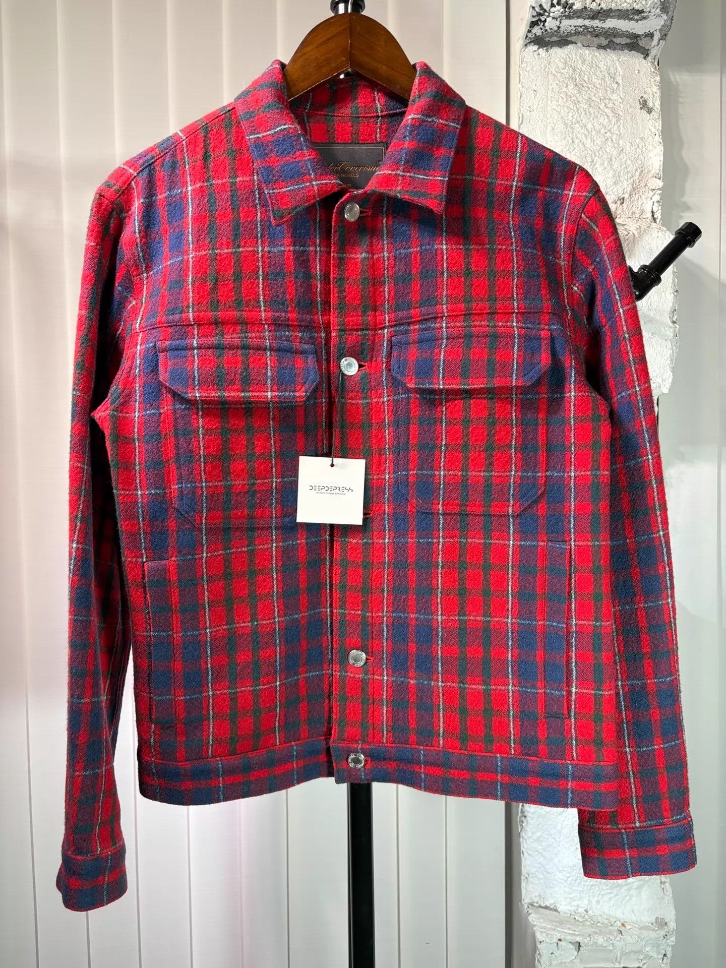 Undercover Undercover Undercoverism 2002AW Check Wool Jacket Size US M / EU 48-50 / 2 - 1 Thumbnail