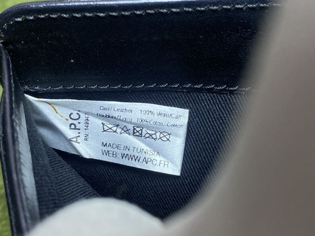 A.P.C. A.P.C black leather wallet Size ONE SIZE - 4 Thumbnail