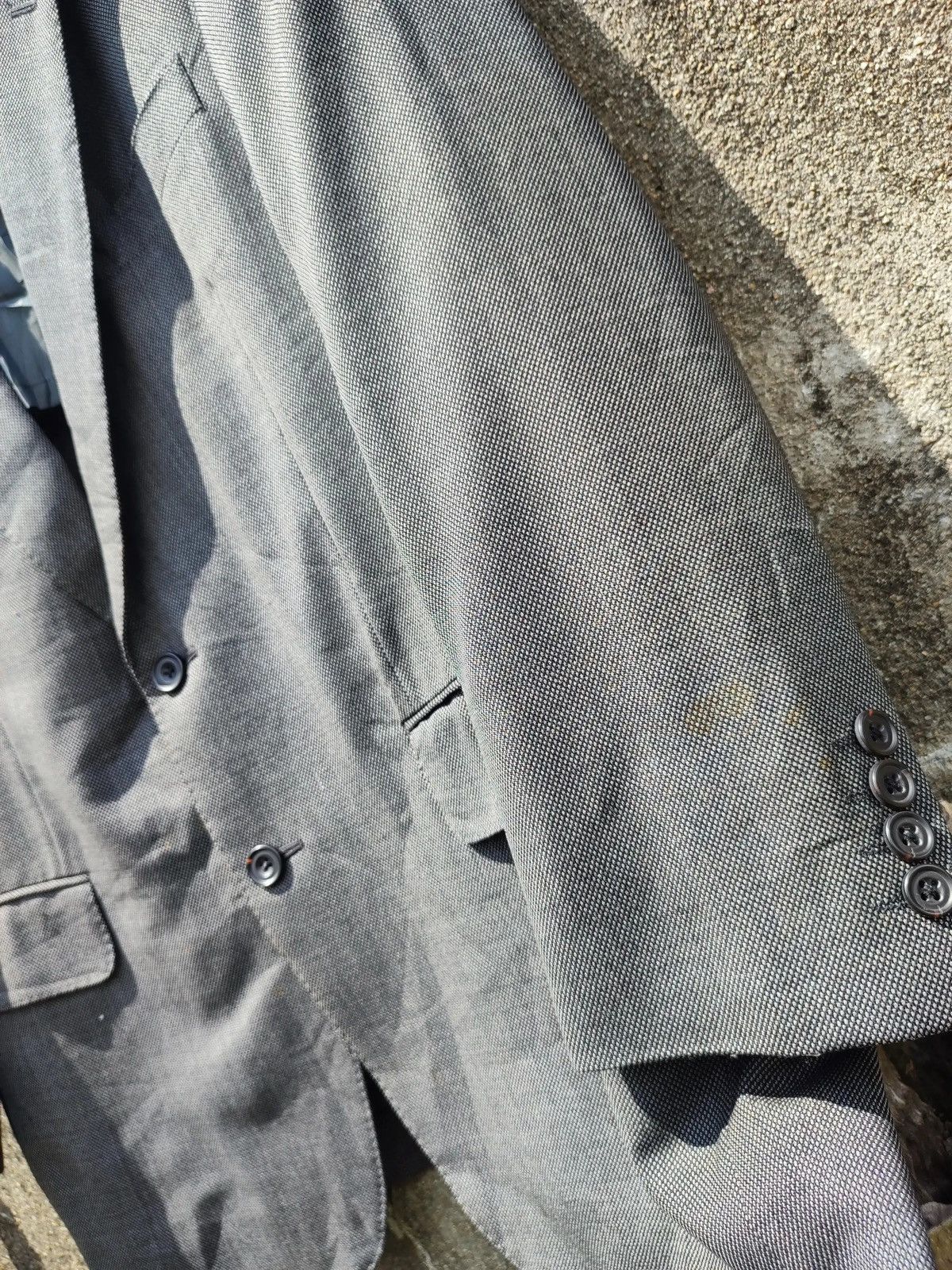 Burberry × Vintage Vintage Burberry London 100% Wool Blazer (Made in Japan) Size US L / EU 52-54 / 3 - 3 Thumbnail
