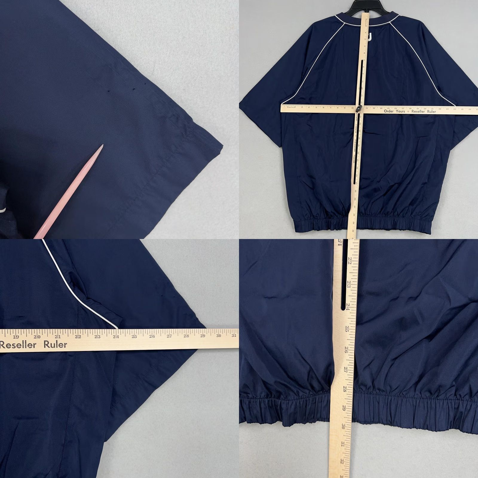 Footjoy FootJoy Jacket Mens Large Navy Blue Cherokee National Golf Windbreaker Pullover Size US L / EU 52-54 / 3 - 9 Thumbnail