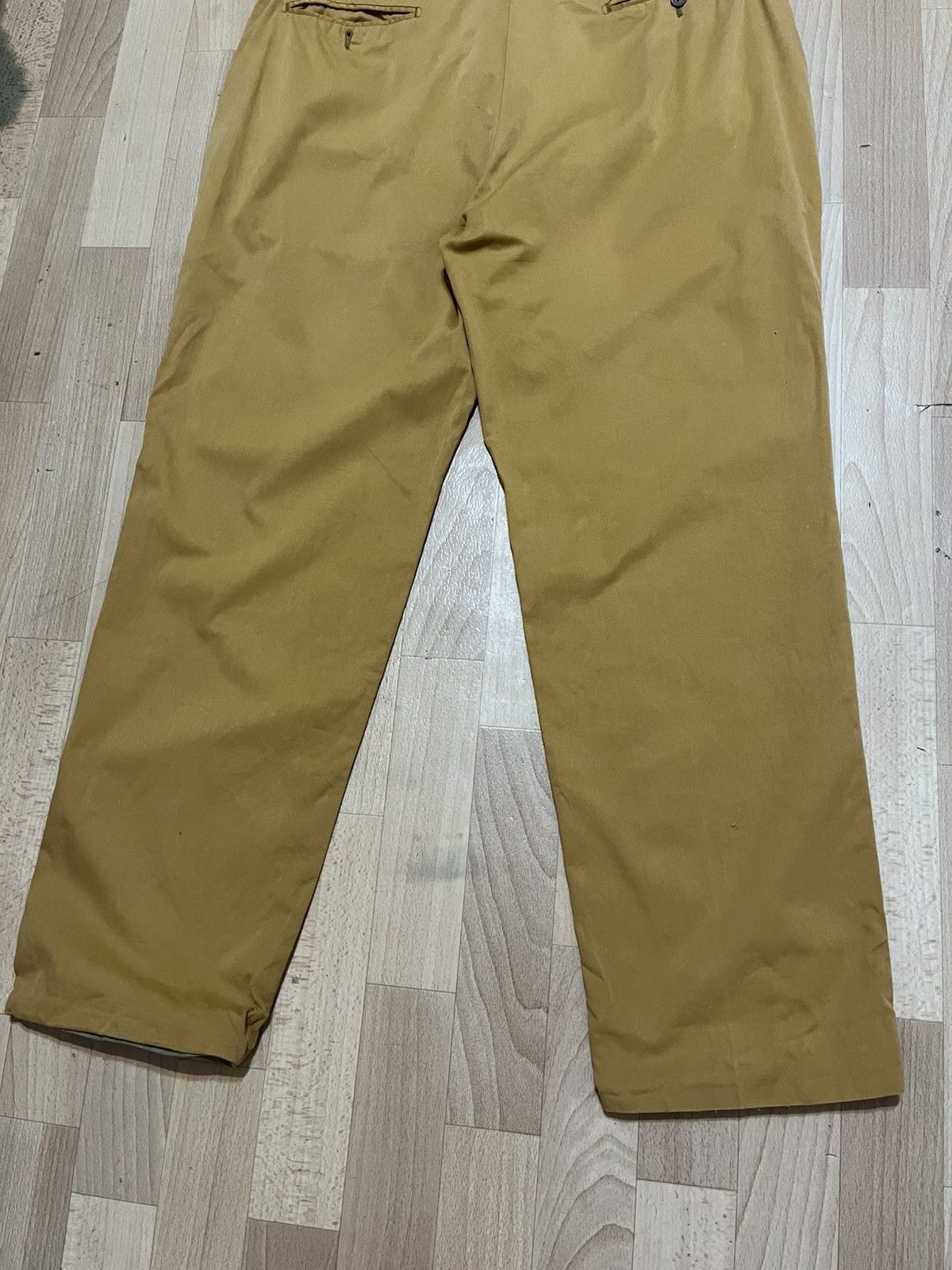 Luciano Barbera Luciano Barbera Cashmere Cotton Loose Fit Chino Pants Size US 36 / EU 52 - 6 Thumbnail