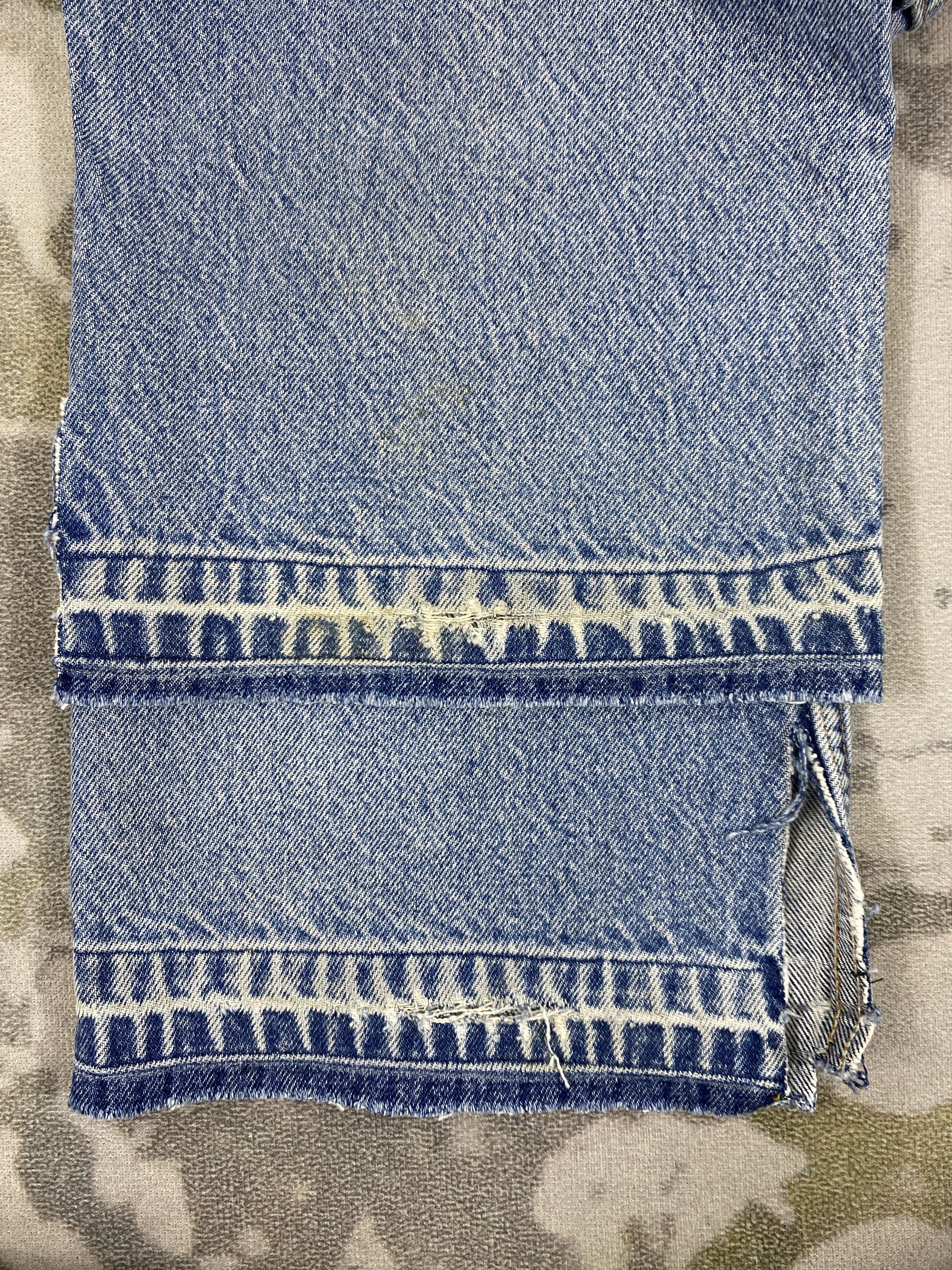 Levi's Faded Blue Vintage Levi's 505 Orange Tab 37x27 Denim JN3505 Size US 37 - 13 Thumbnail