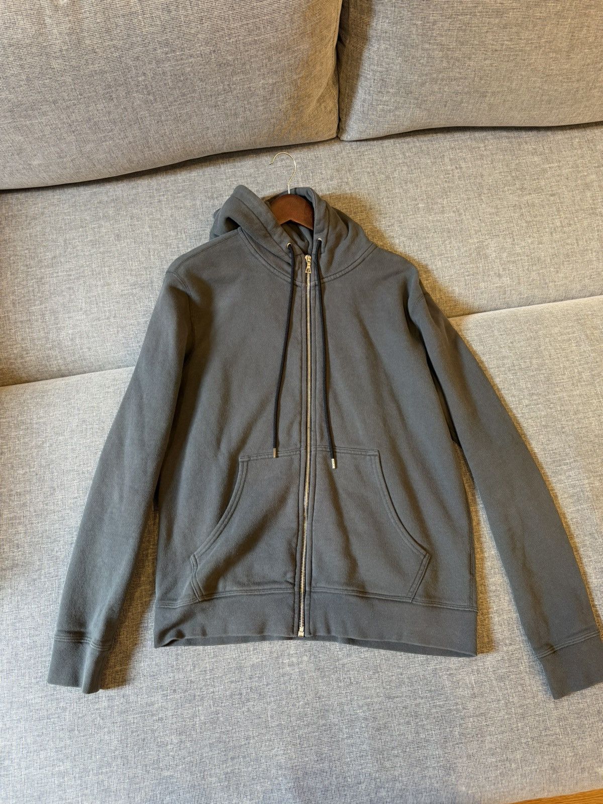 John Elliott John Elliott Zip Hoodie Slate/Dark Teal Size 3 (L) Size US L / EU 52-54 / 3 - 1 Thumbnail