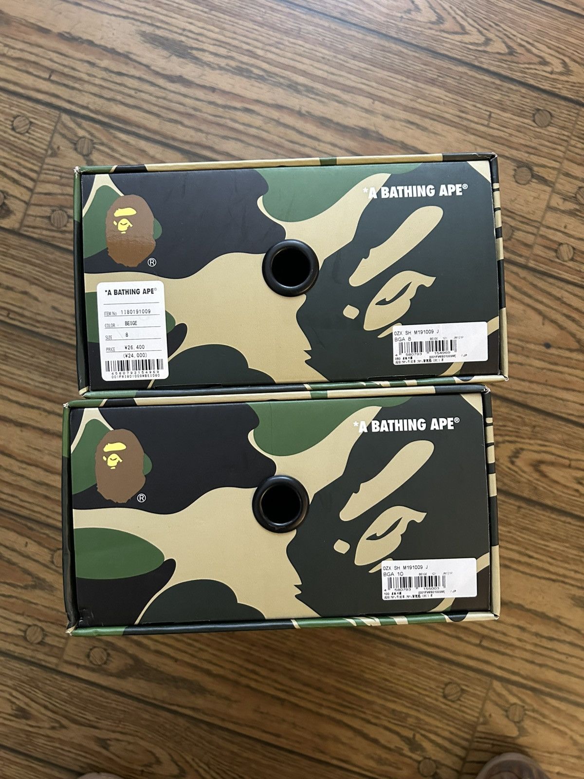 Bape NEW Bape Beige Snakeskin Bapestas Size US 8 / EU 41 - 6 Thumbnail