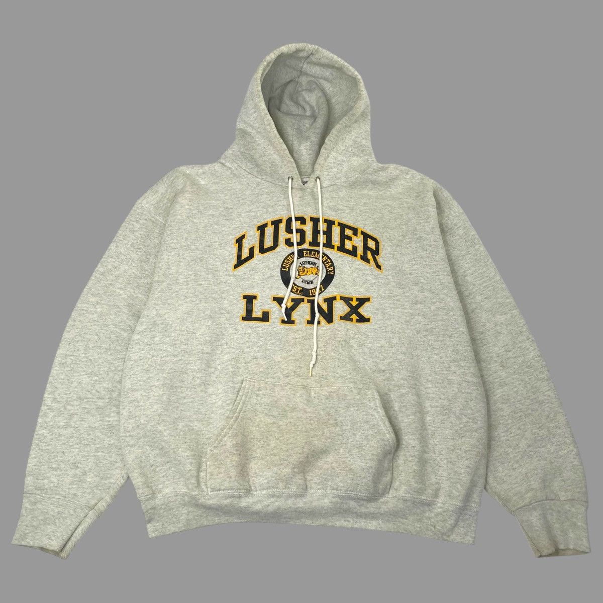 Vintage Vintage 90s school hoodie Size US L / EU 52-54 / 3 - 1 Thumbnail