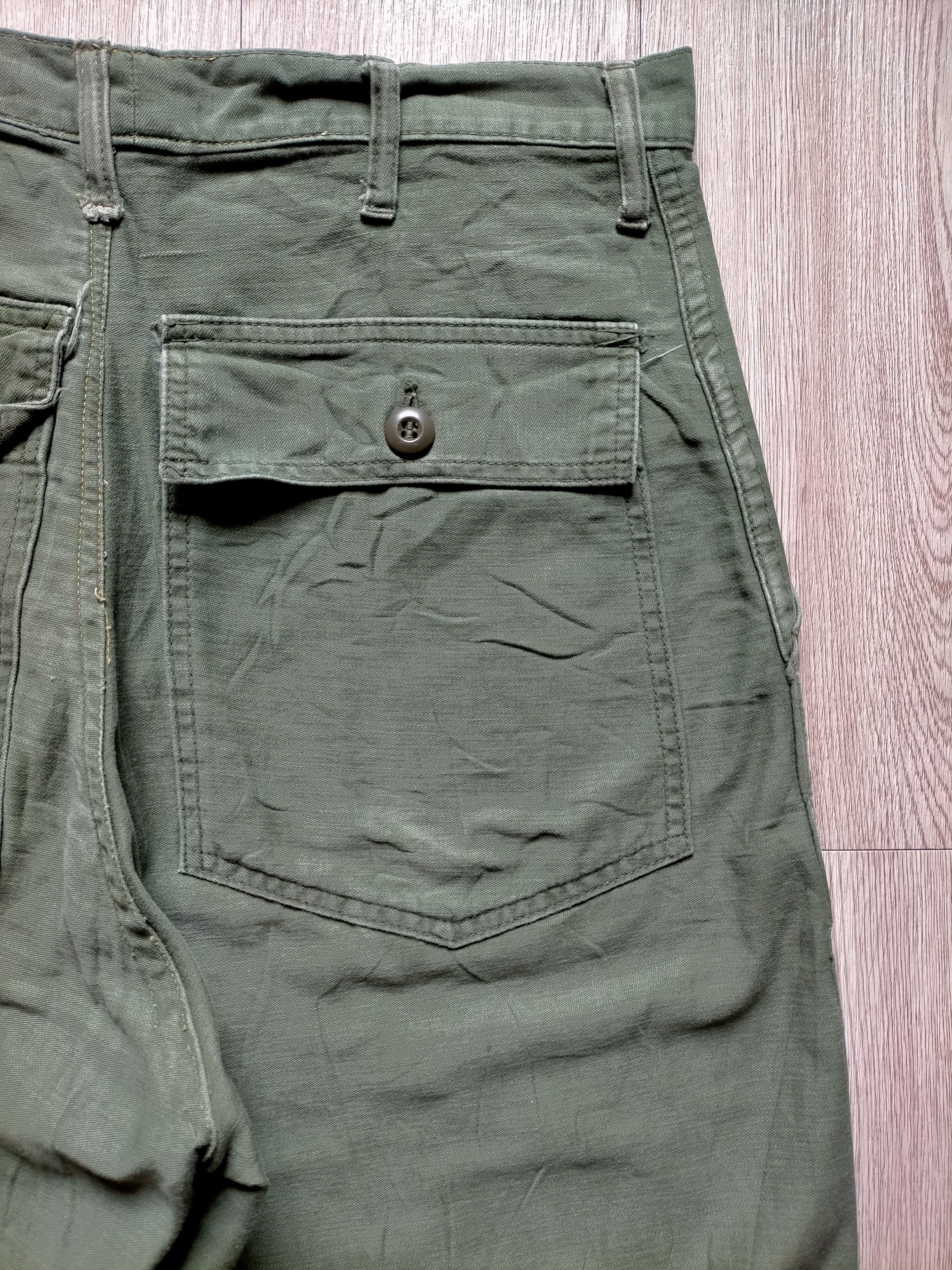 Army Of Me Vintage 60s Us Military OG 107 trouser pants Size US 32 / EU 48 - 12 Thumbnail