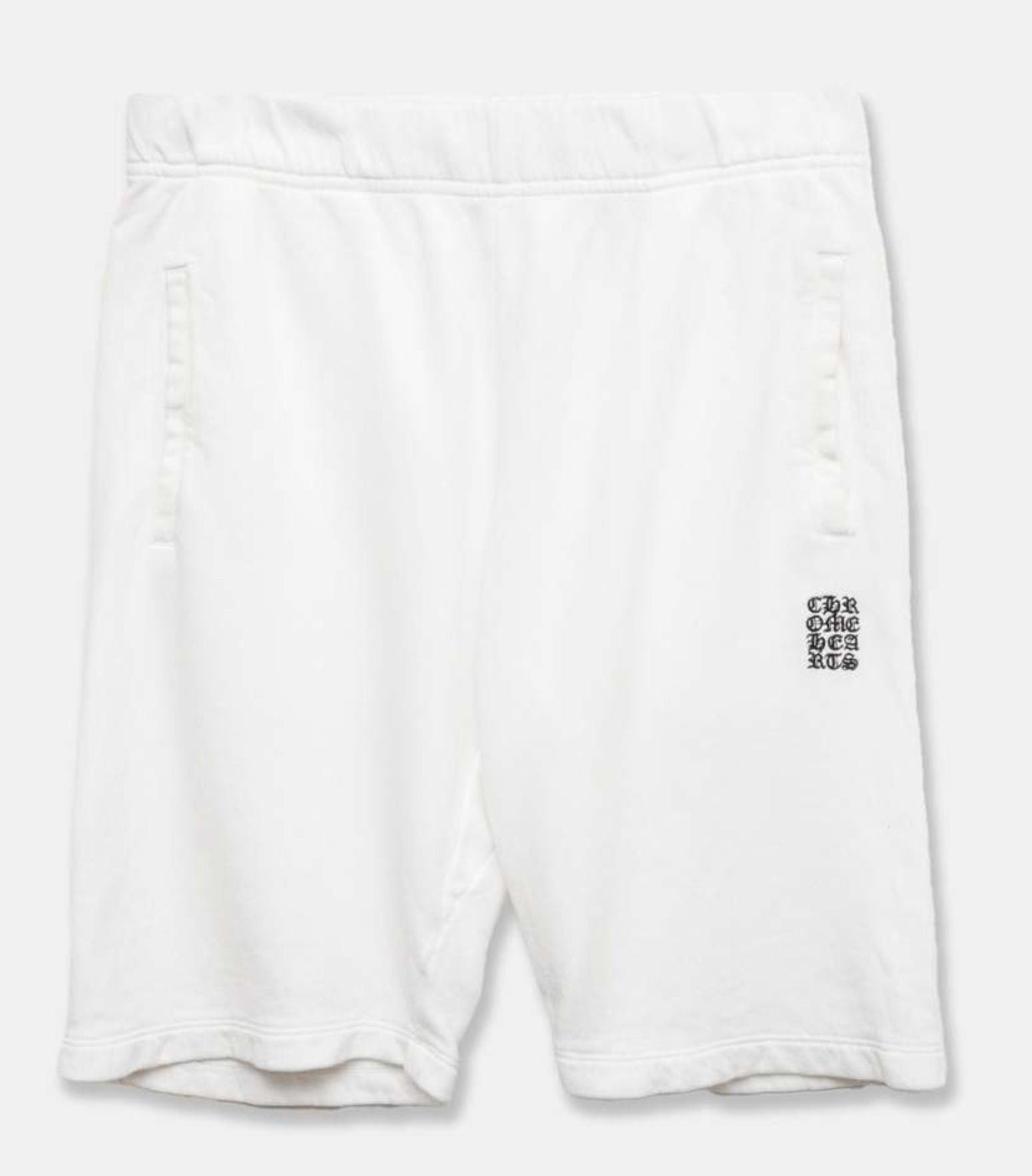 Chrome Hearts Script Sweatshorts White Size US M / EU 48-50 / 2 - 1 Thumbnail