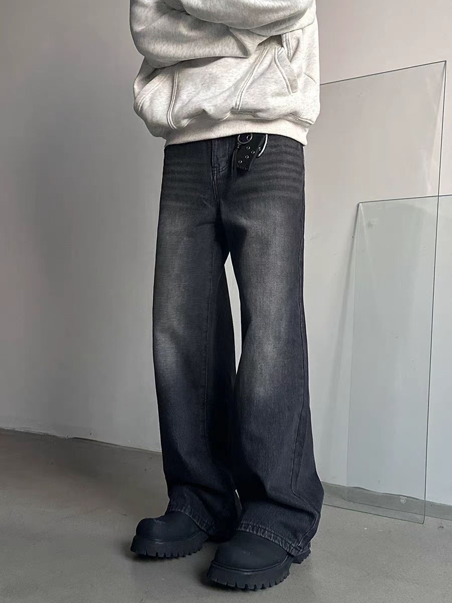 Japanese Brand × Jean Washed vintage baggy Y2K street jeans Size US 30 / EU 46 - 1 Thumbnail