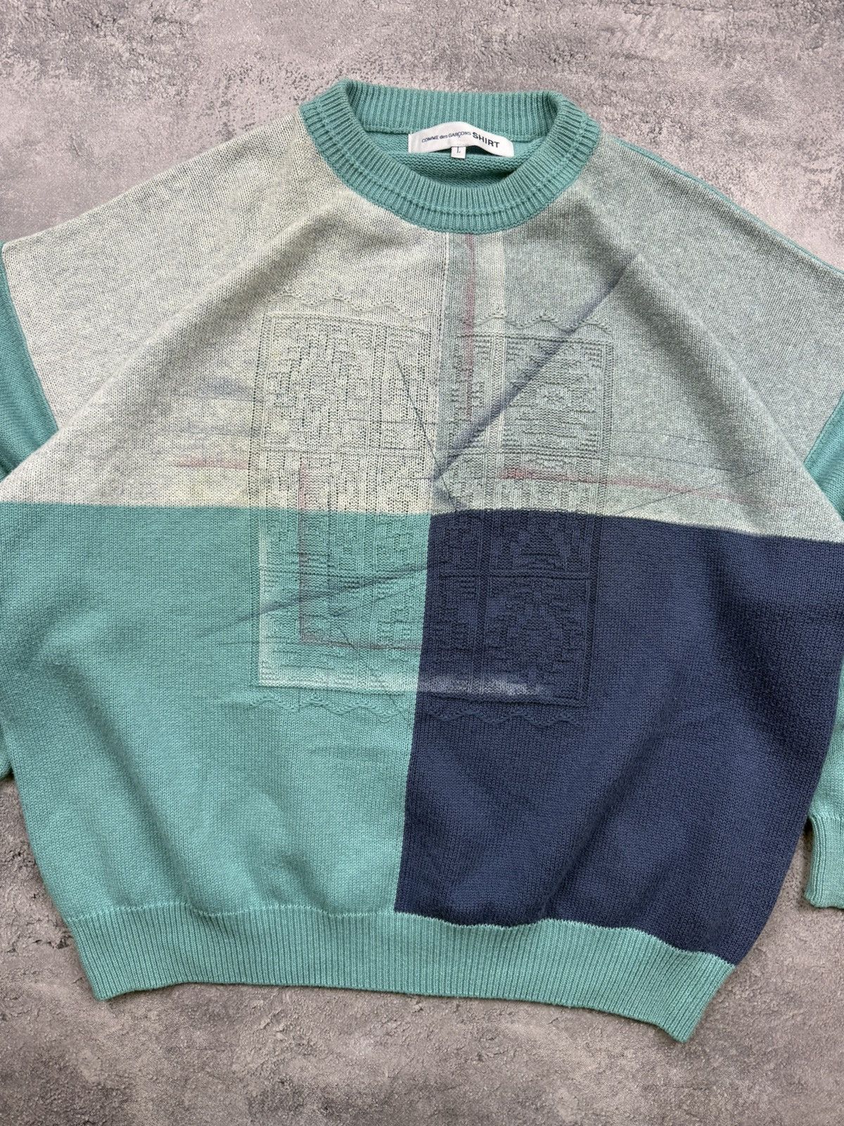 Comme des Garcons SHIRT Comme des Garcons Sweater Japanese Brand Size US L / EU 52-54 / 3 - 7 Thumbnail
