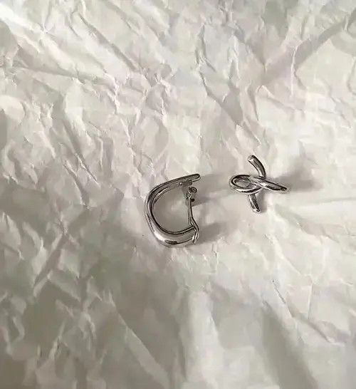 Jewelry Retro punk ear clips （1pairs） Size ONE SIZE - 4 Thumbnail