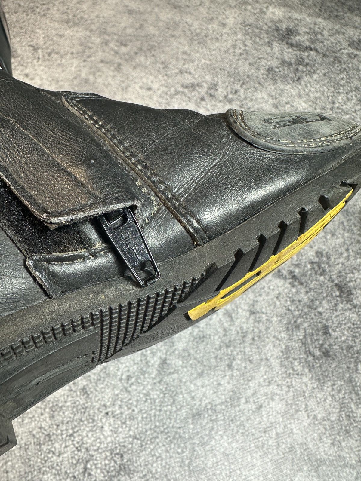 Vintage Y2K Opium Leather Racing Boots Streetwear Style Sidi VTg 41 Size US 8 / EU 41 - 6 Thumbnail