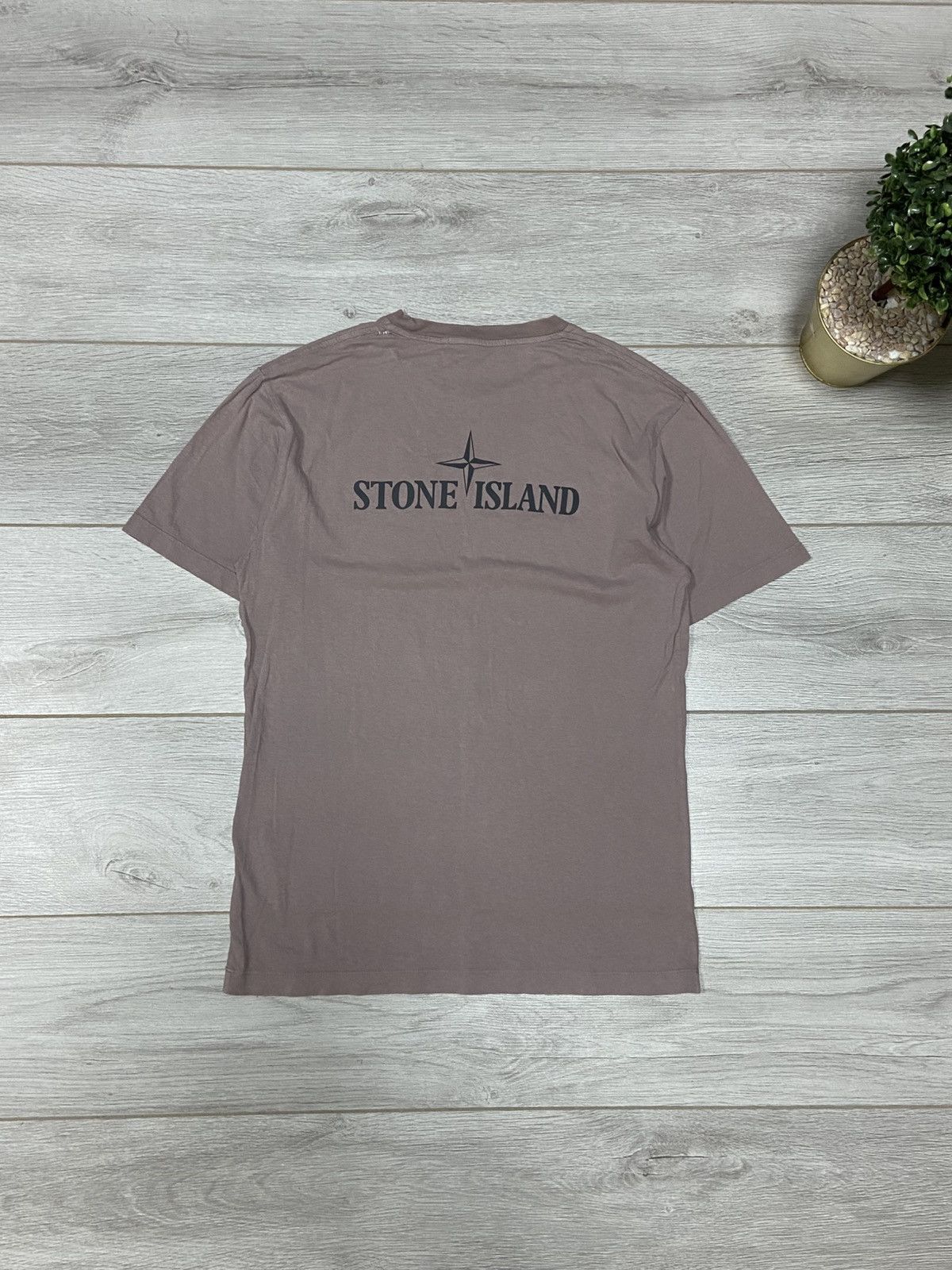 Stone Island Stone Island big logo reflective vintage distressed shirt Size US S / EU 44-46 / 1 - 9 Thumbnail
