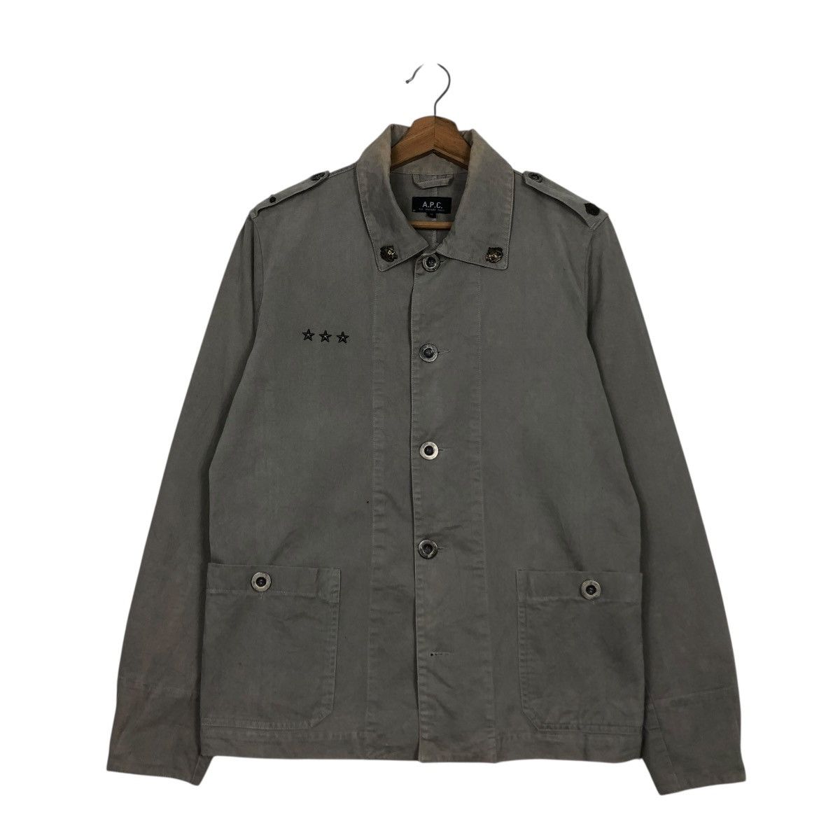 A.P.C. 🔥VINTAGE CHORE WORK JACKET A.P.C MILITARY ISSEY MIYAKE Size US M / EU 48-50 / 2 - 3 Thumbnail