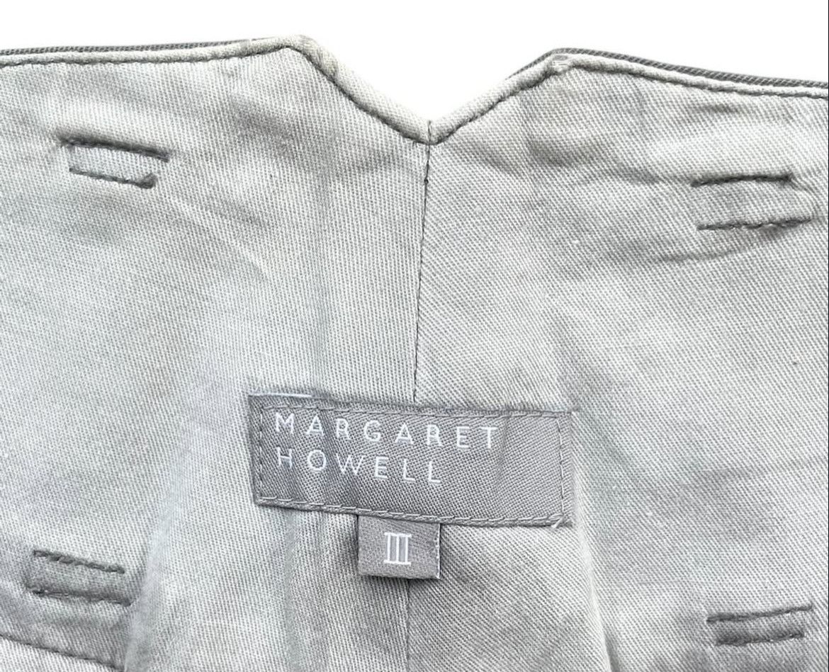 Margaret Howell 2000s Margaret Howell Fishtail Cotton Pants Size US 30 / EU 46 - 5 Thumbnail