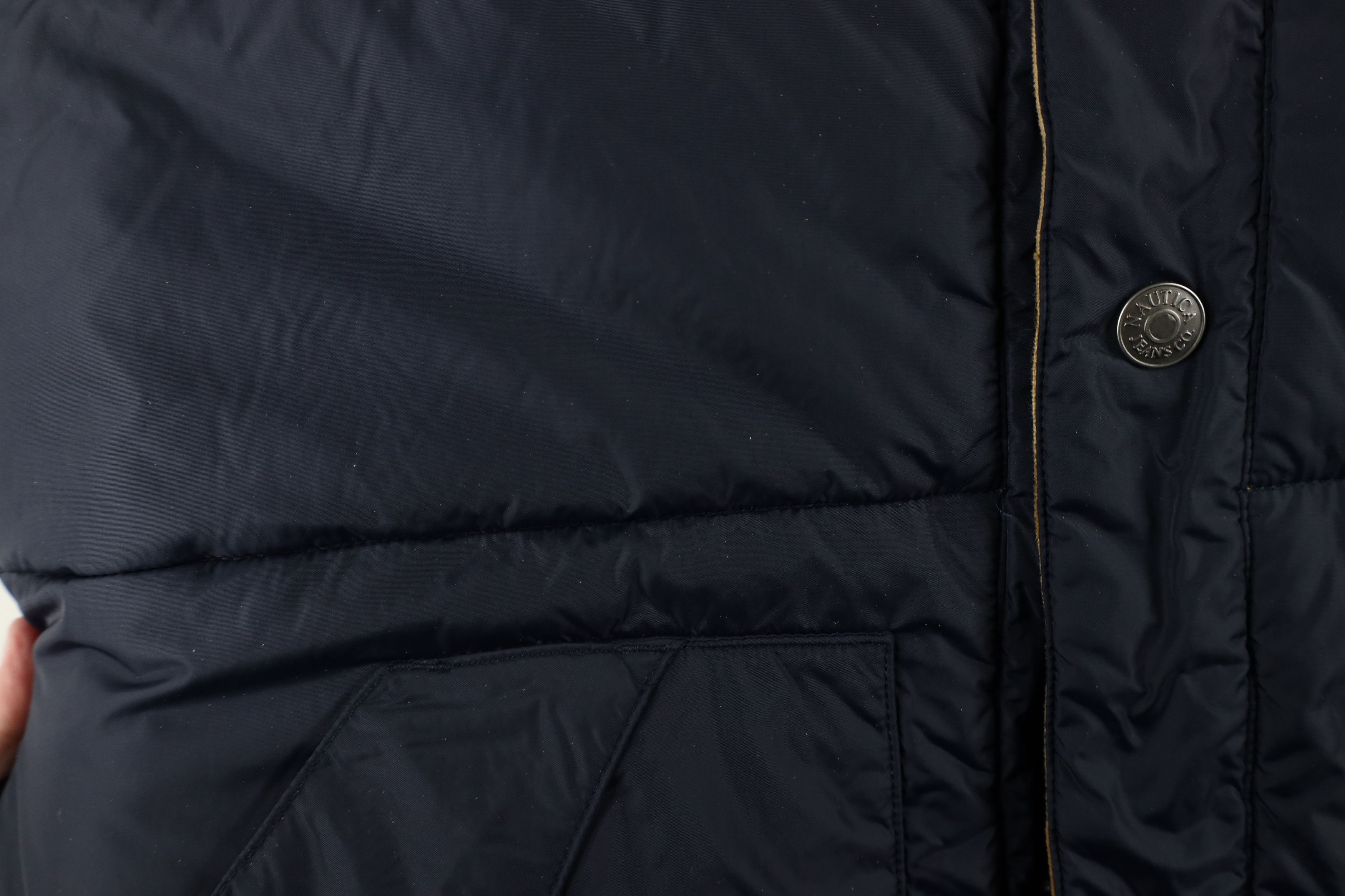 Nautica × Vintage Vintage 90s Nautica Reversible Corduroy Puffer Vest Jacket Size US XL / EU 56 / 4 - 4 Thumbnail