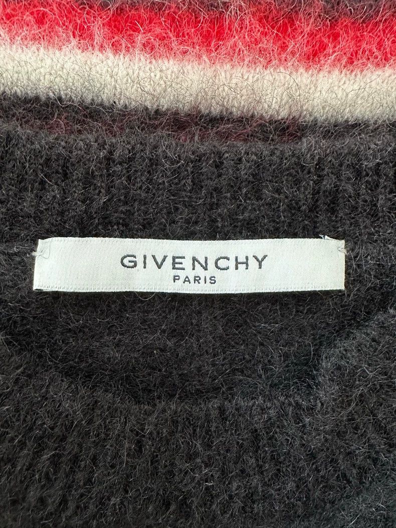 Givenchy Givenchy Angora Wool and Mohair Color-blocked Star Pattern Size US M / EU 48-50 / 2 - 7 Thumbnail