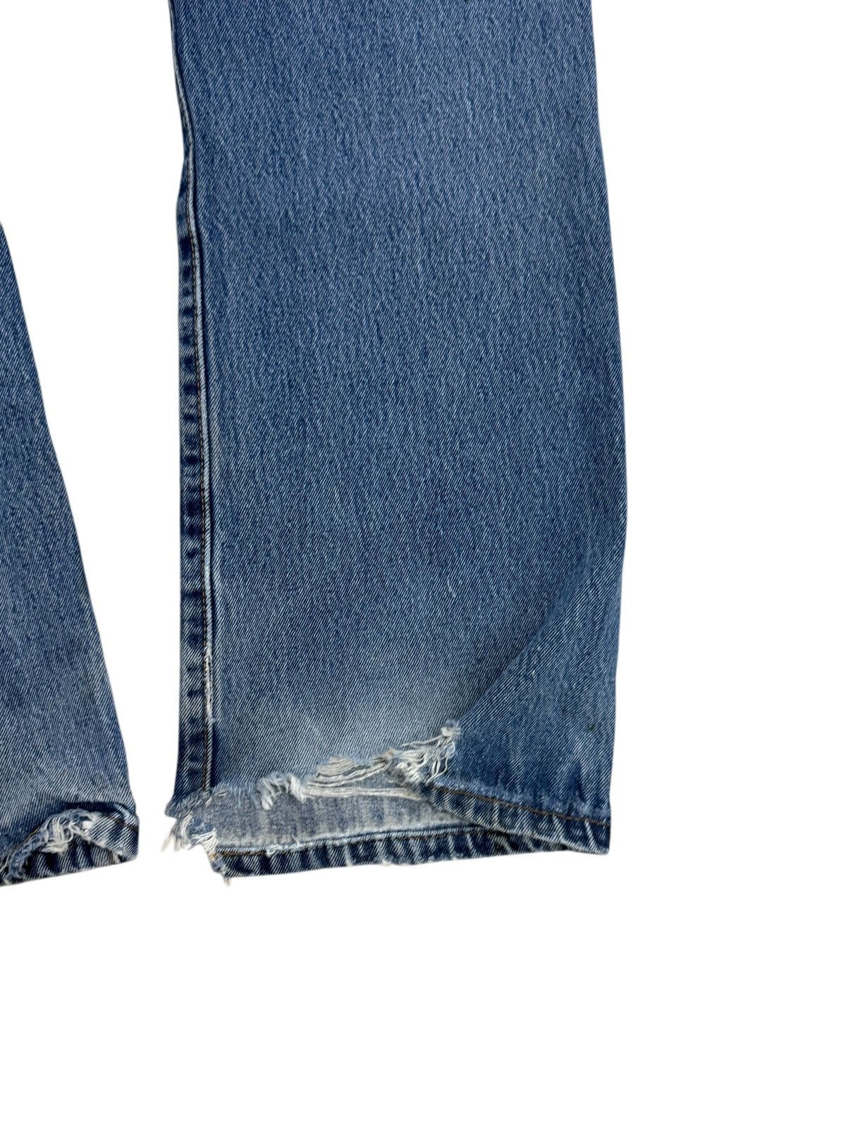 Levi's × Levi's Vintage Clothing Levi's 517 Blue Distressed Denim Jeans Size US 36 / EU 52 - 15 Thumbnail
