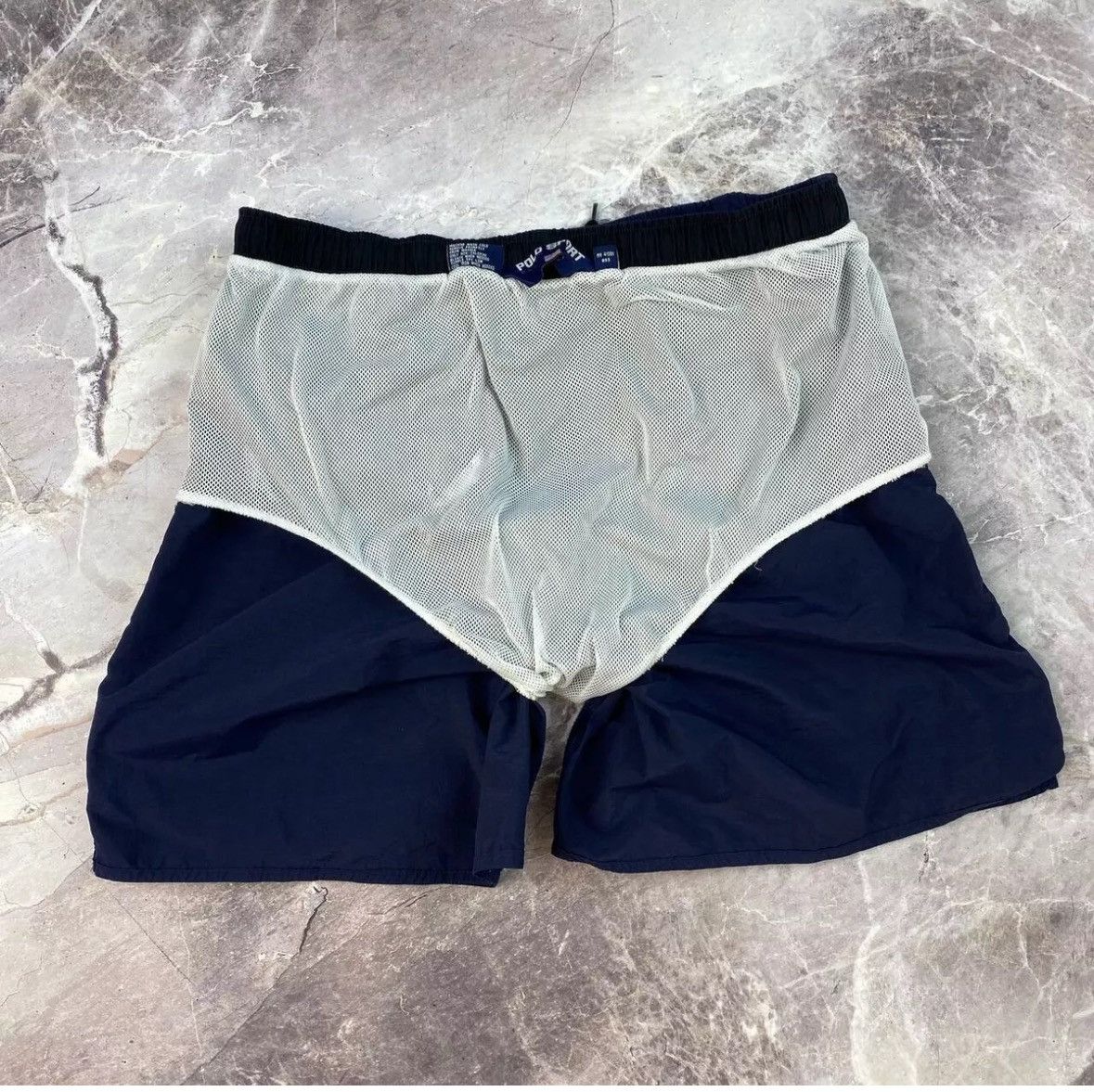Ralph Lauren Sport × Vintage VINTAGE POLO SPORT POLO RALPH LAUREN NYLON SHORTS MENS L Size US 34 / EU 50 - 11 Thumbnail