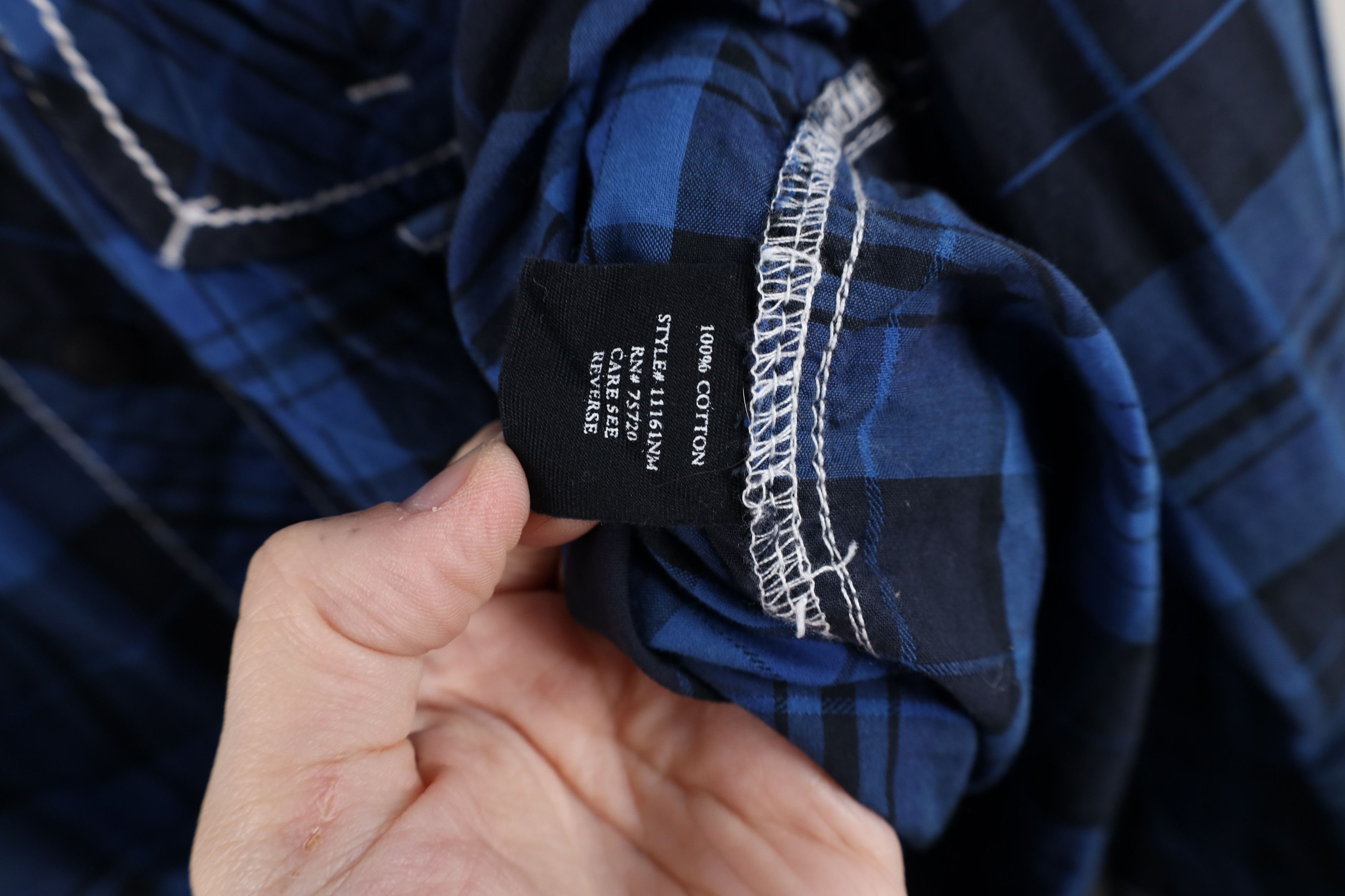 Vintage Buckle BKE Thick Stitch Military Snap Button Shirt Plaid Size US XL / EU 56 / 4 - 11 Thumbnail
