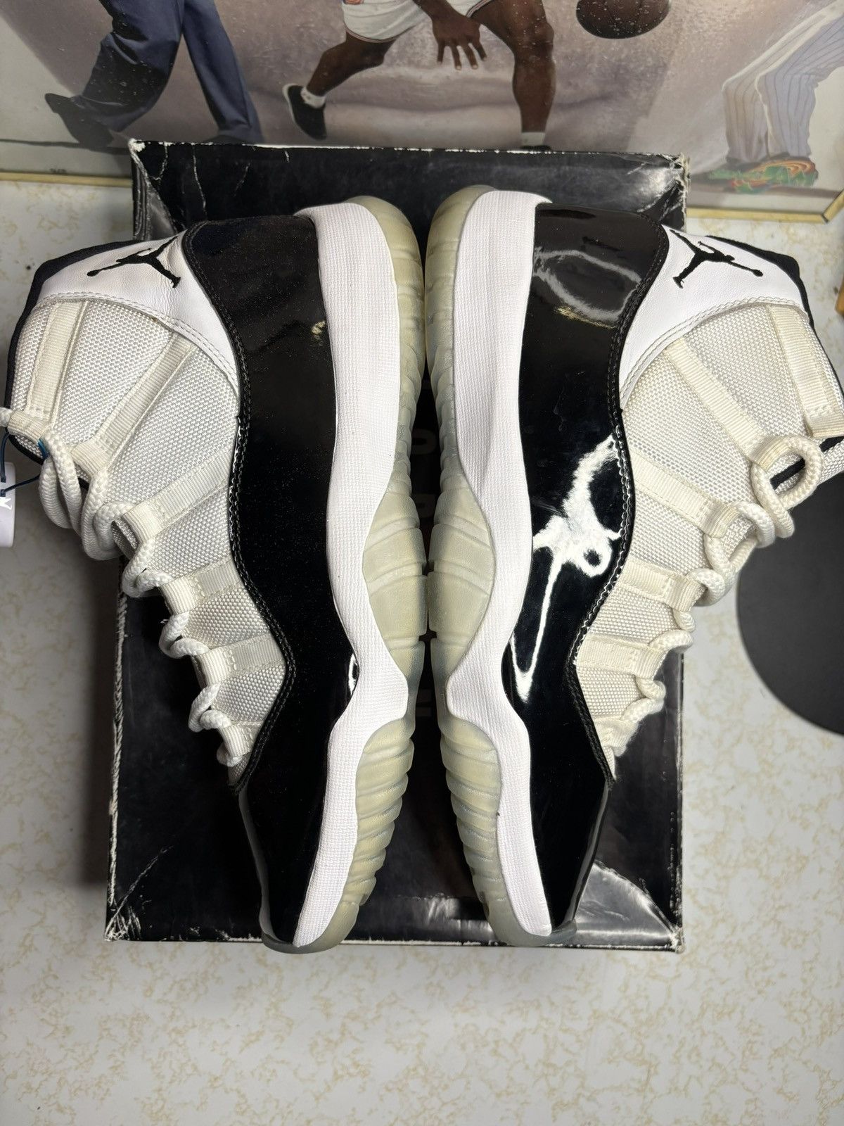 Jordan Brand Air Jordan 11 Retro 2018 Concord 2018 Size US 10 / EU 43 - 4 Thumbnail