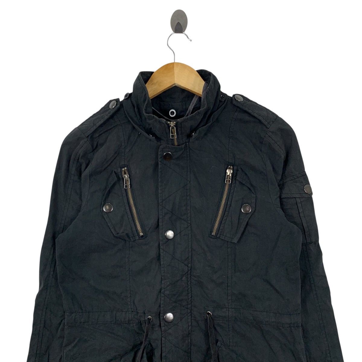 PPFM PPFM PUNK GOTHIC Japanese Brand Fishtail Parka Zipper Jacket Size US S / EU 44-46 / 1 - 2 Thumbnail