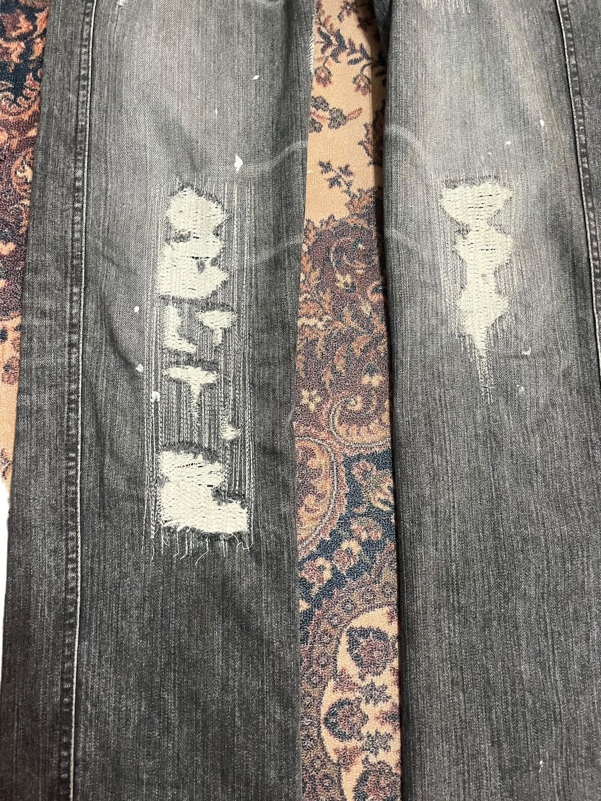 14th Addiction × FACTOTUM × Jean Factotum Japanese Distress jeans size 32 x 33 inches Size US 32 / EU 48 - 12 Thumbnail