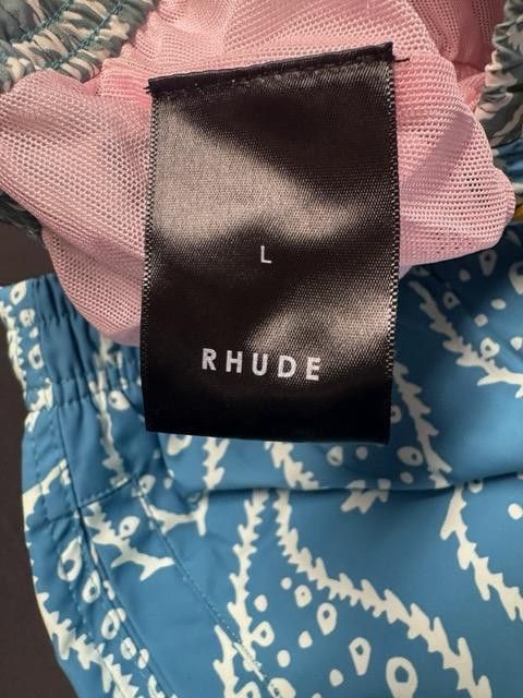 Rhude Rhude Multi Paisley Trunks Marine/Sage/Pink Size US 36 / EU 52 - 4 Thumbnail