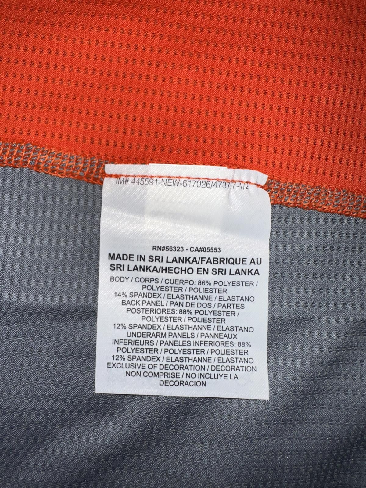 Nike Nike Men’s Pro Hypercool Training Compression Long Sleeve Orange Shirt Size US XXL / EU 58 / 5 - 9 Thumbnail