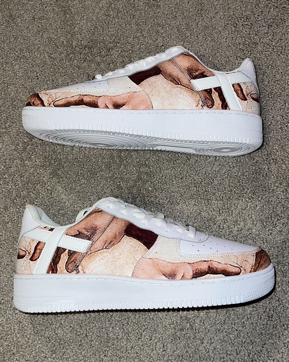 Kitowares Kito Wares Creation of Adam Air Force One AF1 Size 11 Size US 11 / EU 44 - 1 Thumbnail