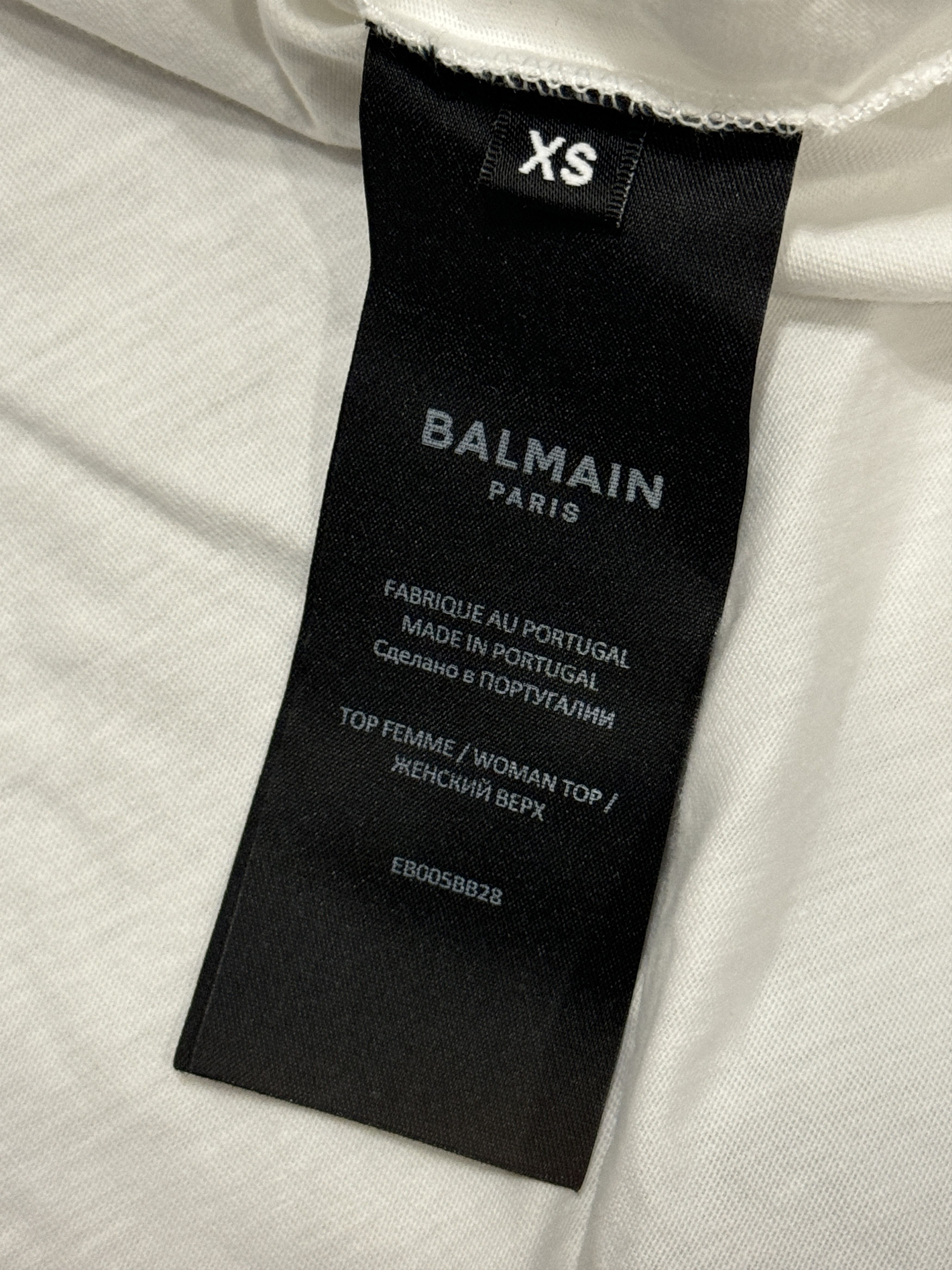 Balmain Balmain Paris sleeveless logo top Size US XS / EU 42 / 0 - 5 Thumbnail