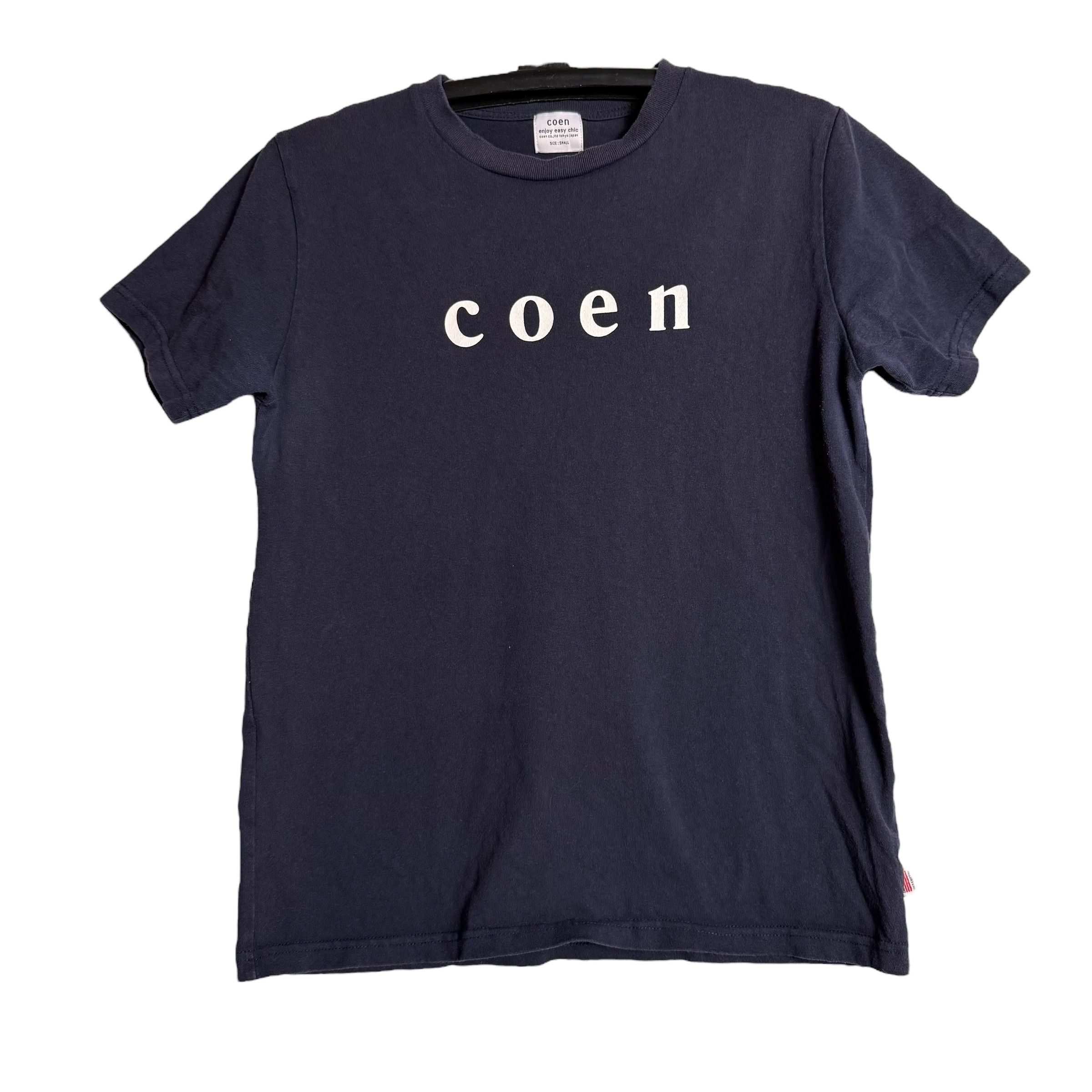 Japanese Brand 🔥RARE🔥Coen Japan Spell Out T-shirt Size US S / EU 44-46 / 1 - 1 Thumbnail