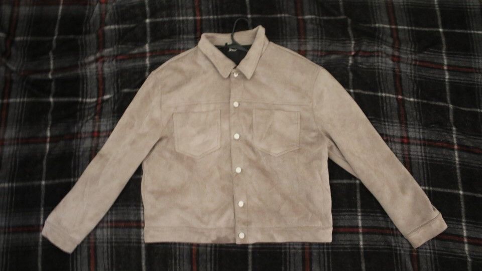 Menace Mennace grey suede jacket. Size US XXL / EU 58 / 5 - 4 Thumbnail