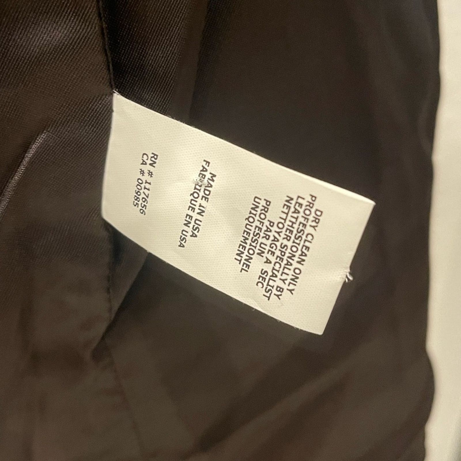 THAKOON THAKOON Woman’s Brown Leather Jacket Size:6 Size M / US 6-8 / IT 42-44 - 13 Thumbnail