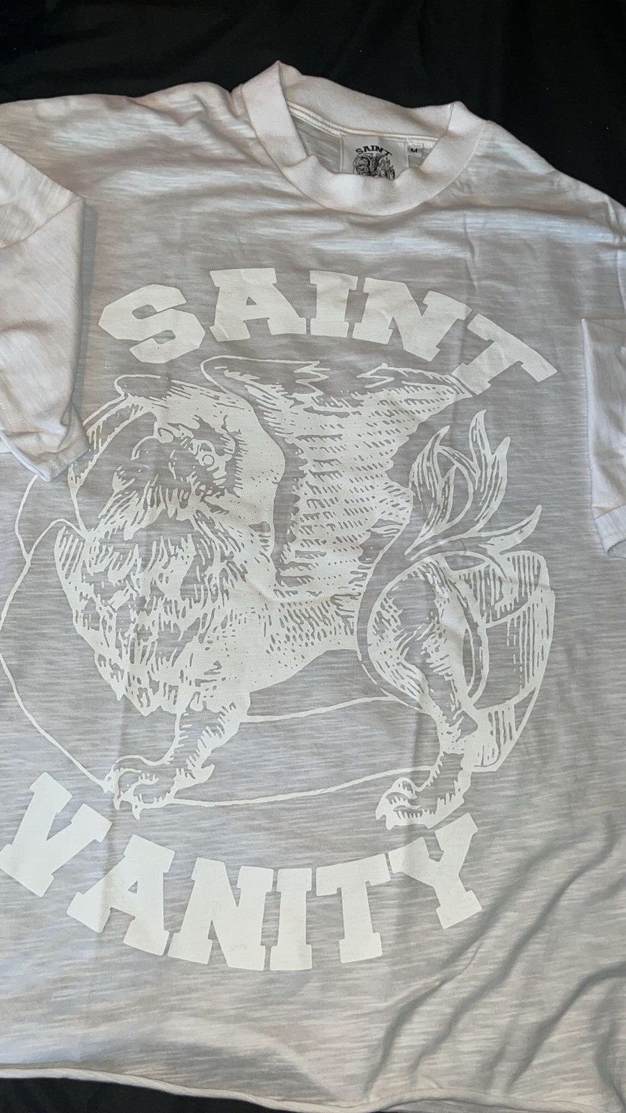 Saint Vanity Saint vanity griffin white out t shirt SIZE SMALL Size US M / EU 48-50 / 2 - 4 Thumbnail