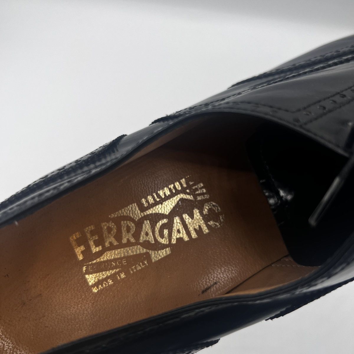 Salvatore Ferragamo Salvatore Ferragamo Oxford Wingtip Brogue Shoe 11C Size US 11 / EU 44 - 9 Thumbnail