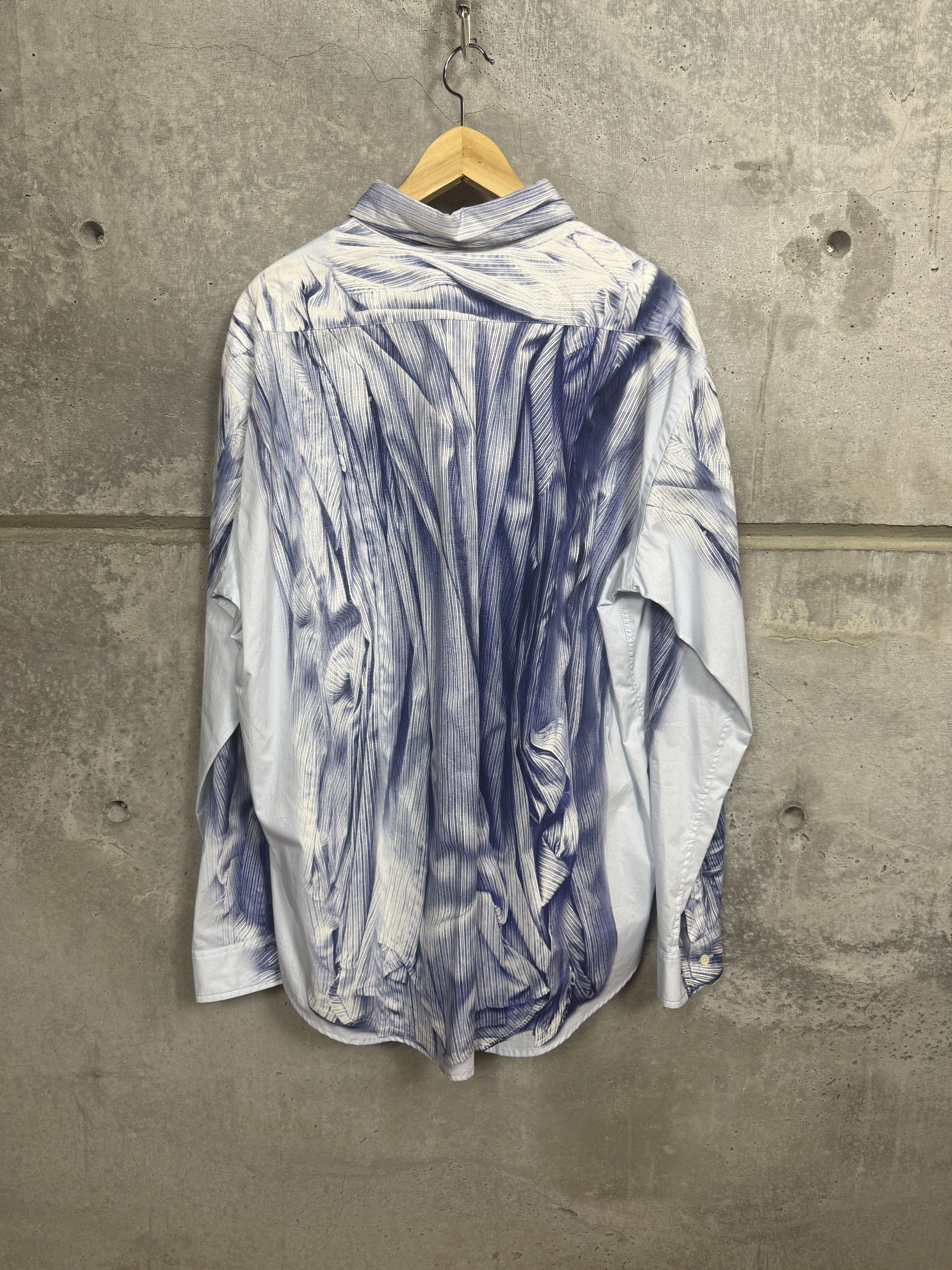 Y/Project $615 Y/Project Compact Print Shirt Size US L / EU 52-54 / 3 - 7 Thumbnail