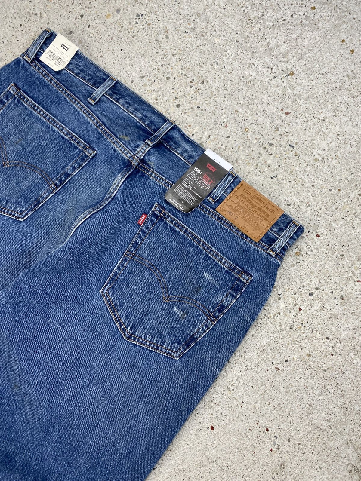 Levi's Vintage Clothing Levis 551 new with tags jeans paint trashed 1961 Size US 42 / EU 58 - 10 Thumbnail