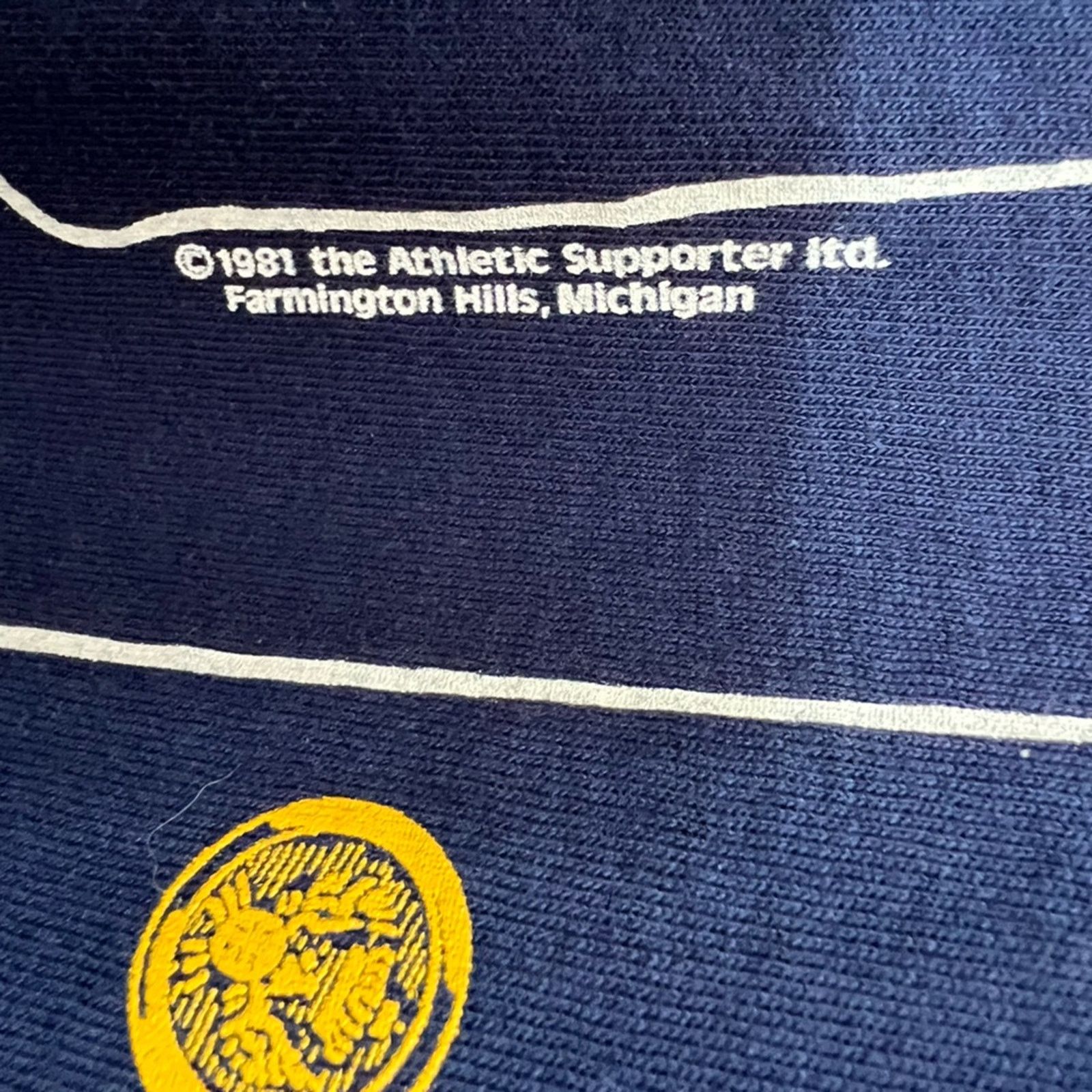 Fruit Of The Loom Vintage 80s Pilot Shirt Airplane 1981 AOP Single Stitch Size US L / EU 52-54 / 3 - 4 Thumbnail